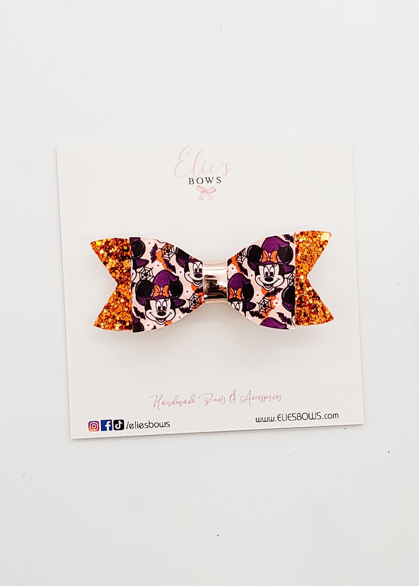 Witch M. - Dixie Bow - 2.7"-Bows-Elie’s Bows