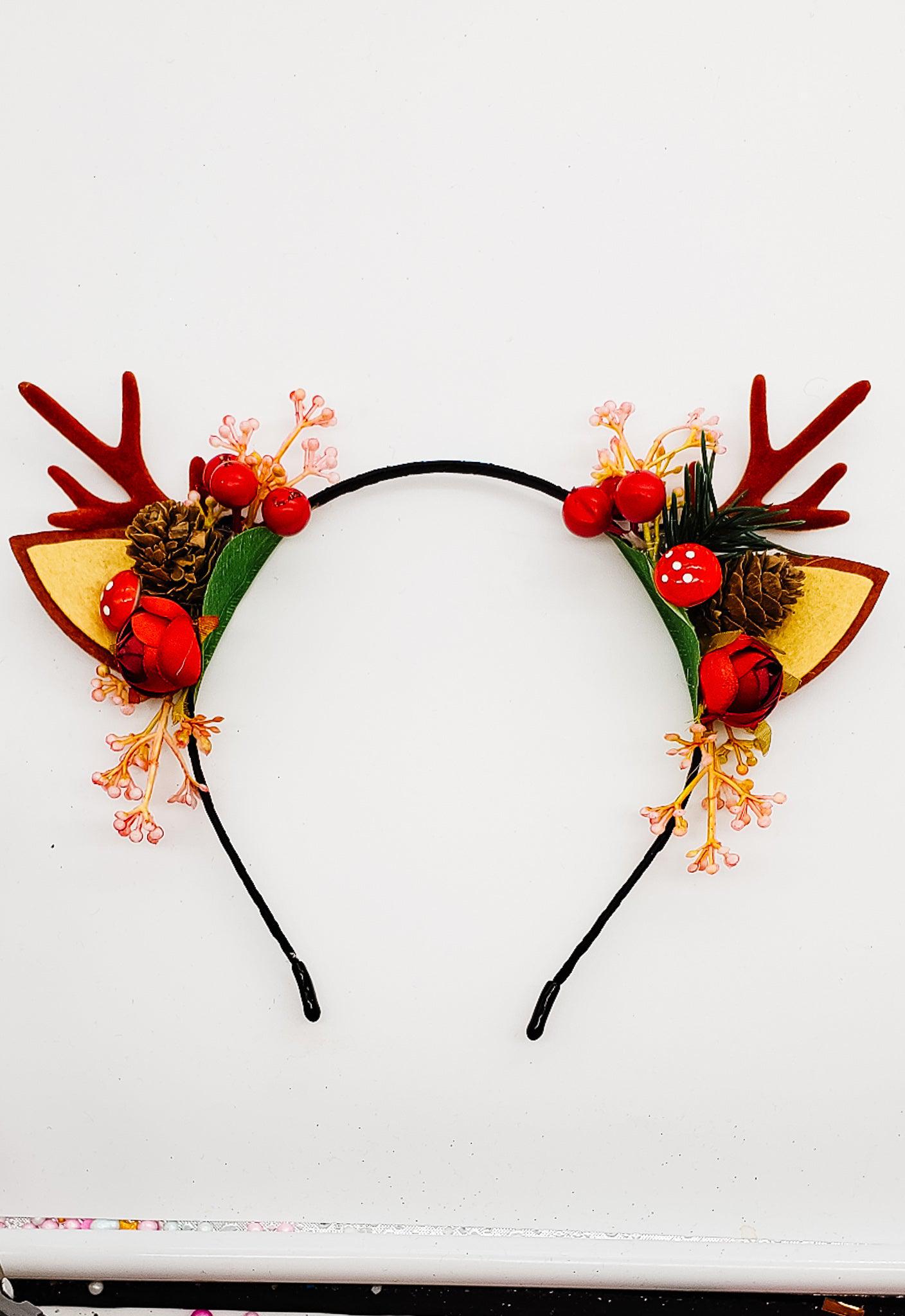 Woodland Ears - Hard Headband-Headband-Elie’s Bows