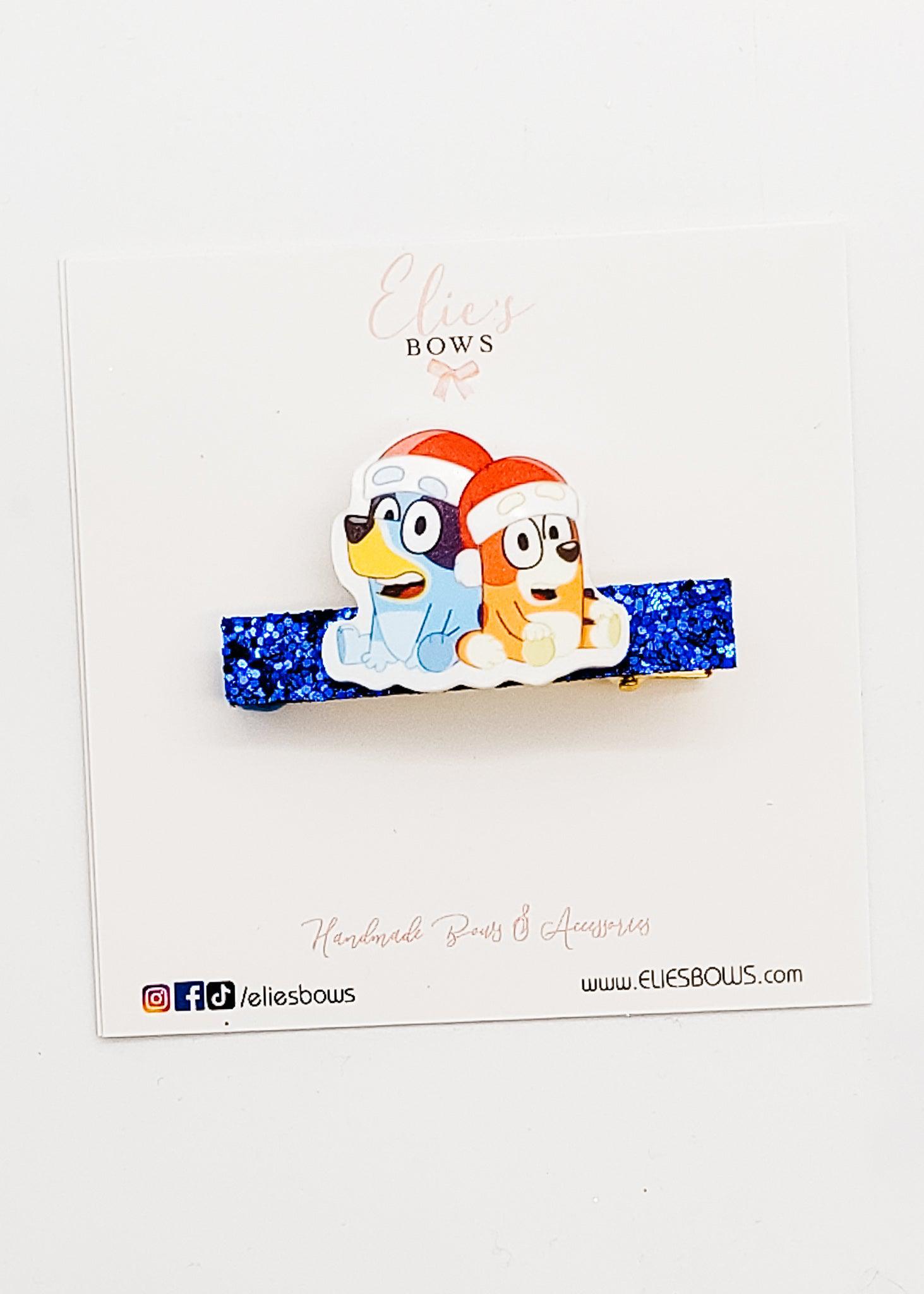 Xmas Buddies - Bar Clip - 2.5"-Snap Clips-Elie’s Bows