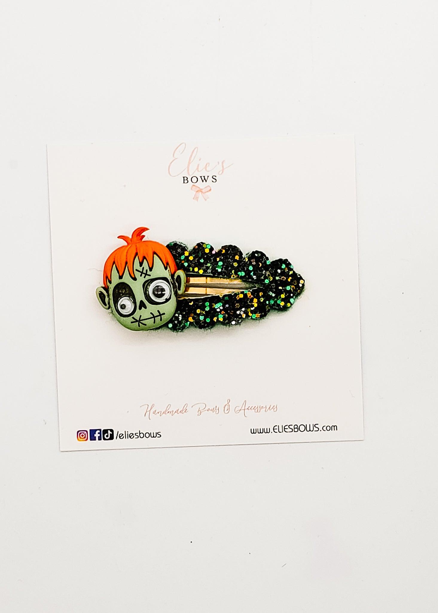Zombie - Snap Clips - 2.5"-Snap Clips-Elie’s Bows