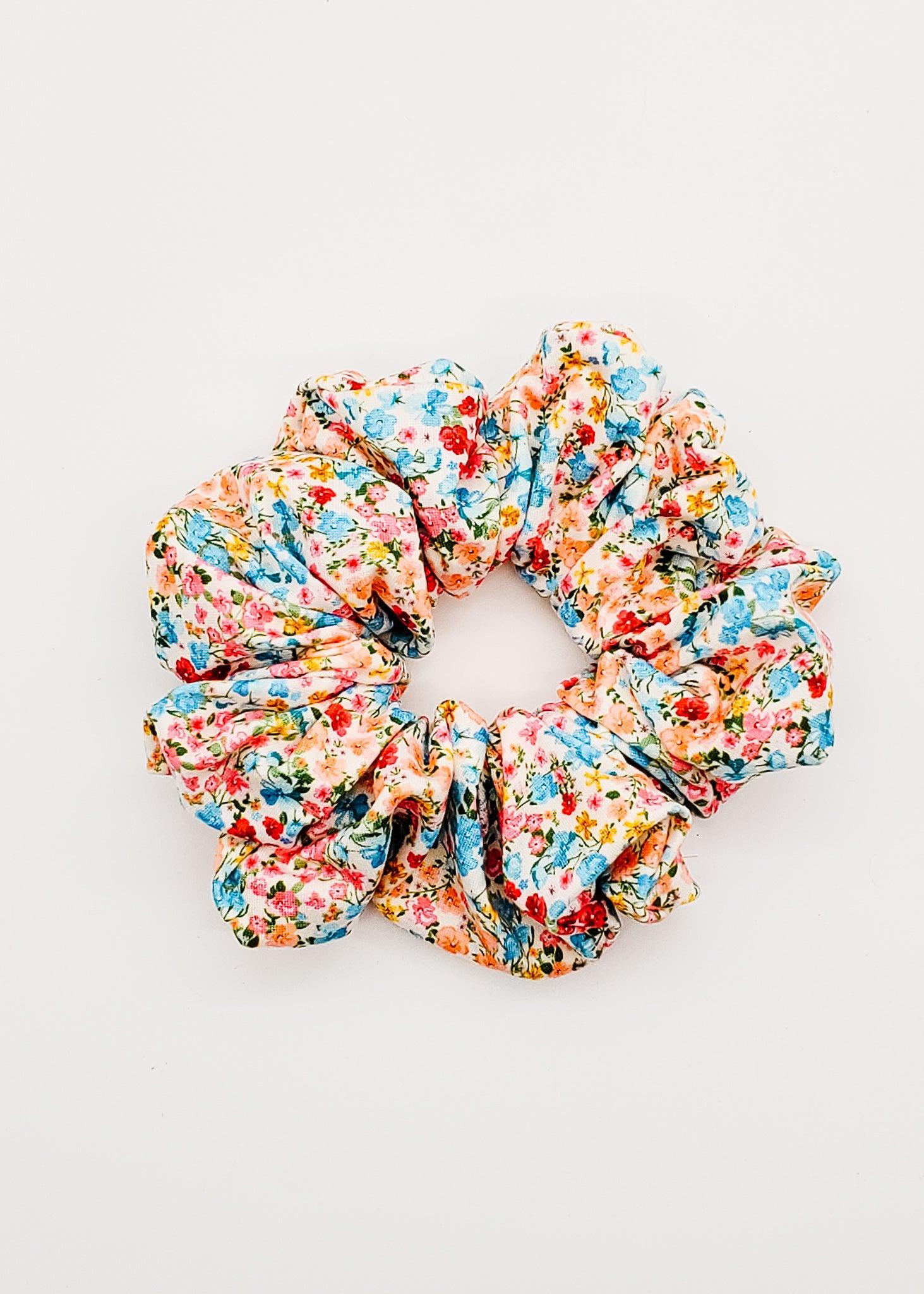 Cherry Blossom Tree - XL Scrunchie-Scrunchie-Elie’s Bows