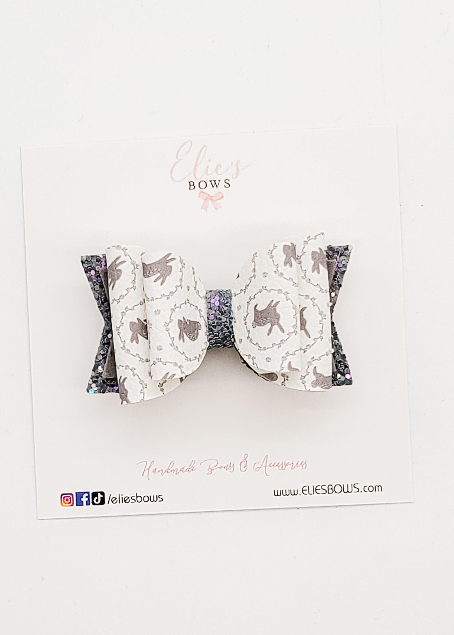 Classic Grey Bunny - 2.5"-Bows-Elie’s Bows