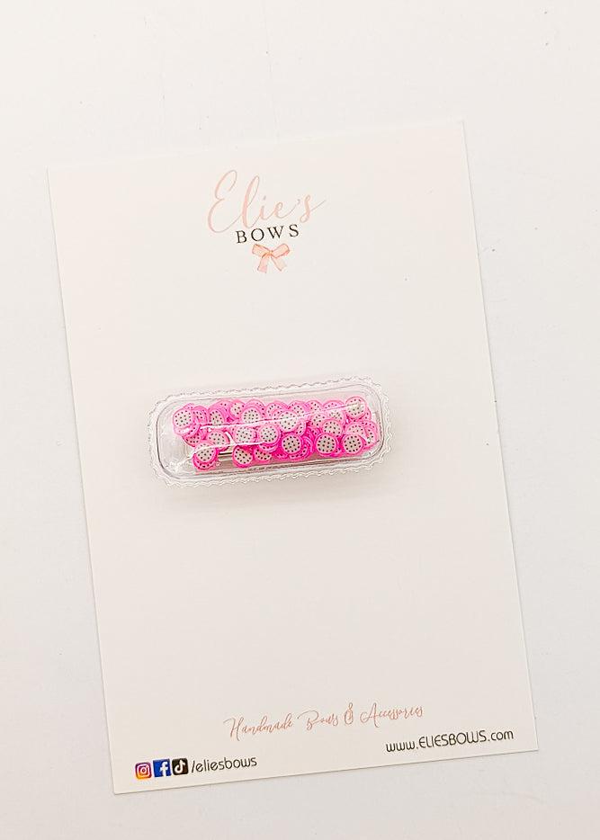 Dragon Fruit Shaker Clip - 2.5"-Snap Clips-Elie’s Bows