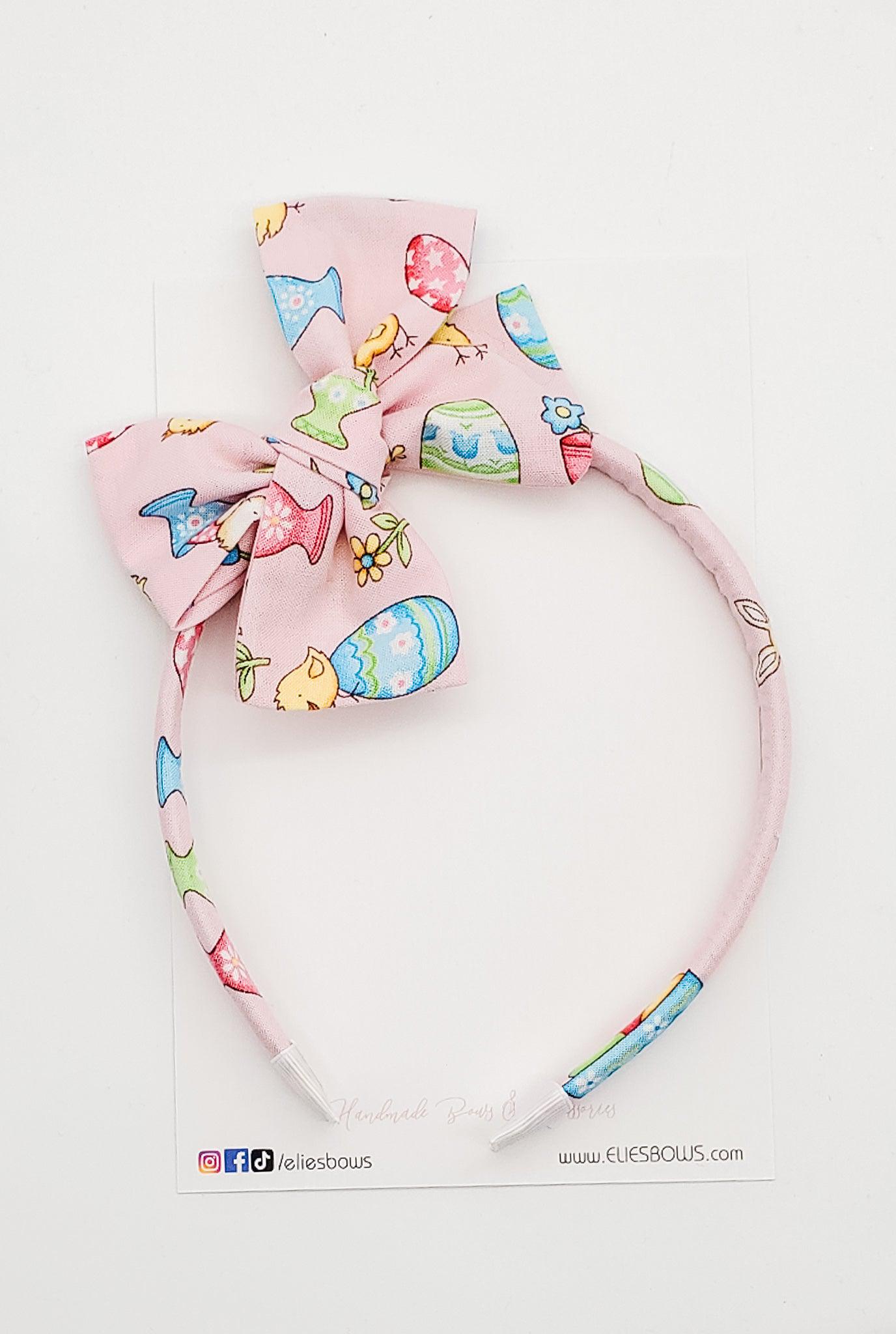 Easter - Lilly Headband-Hard Headbands-Elie’s Bows