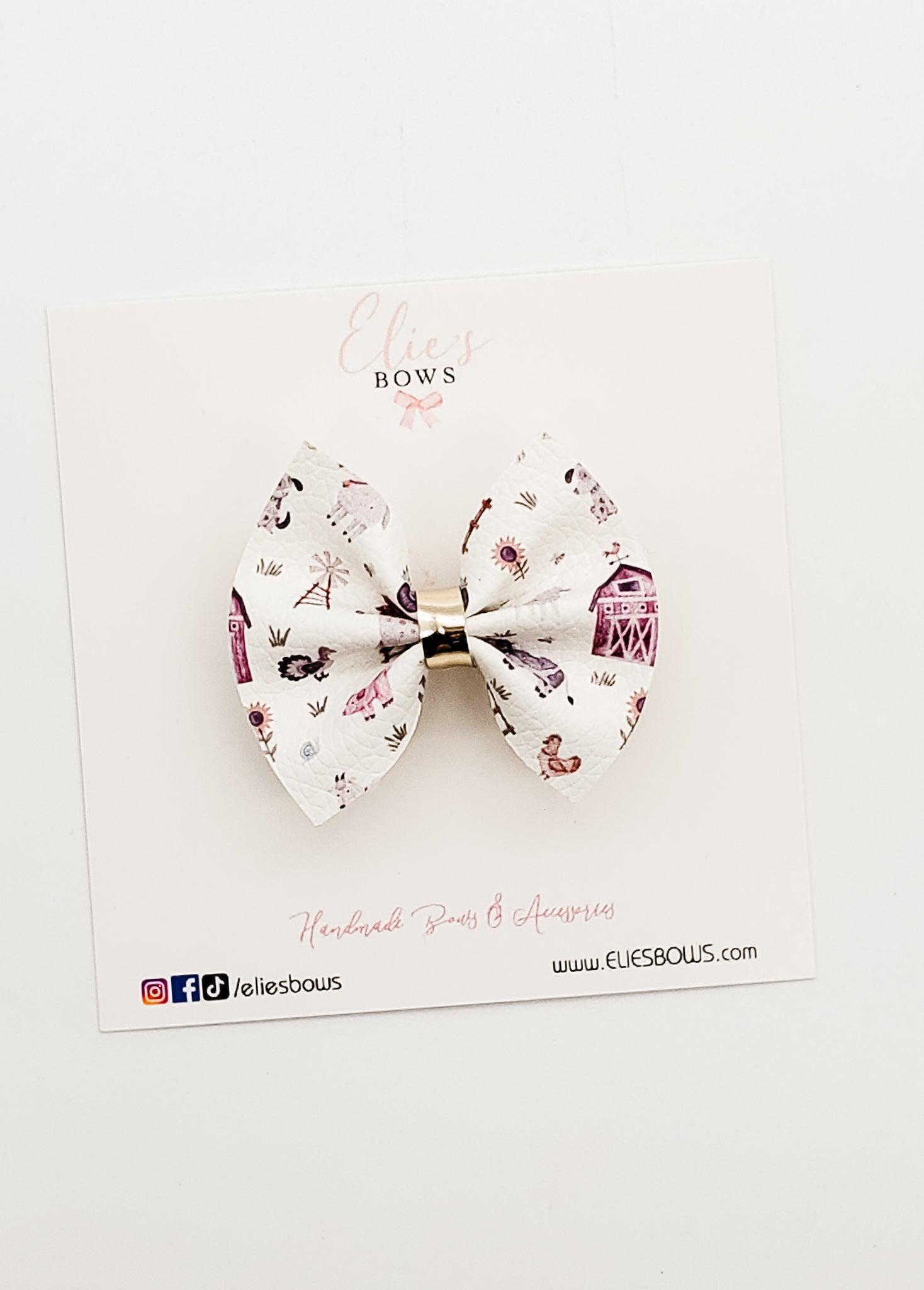 Farmhouse - Pixie Bow - 2"-Bows-Elie’s Bows