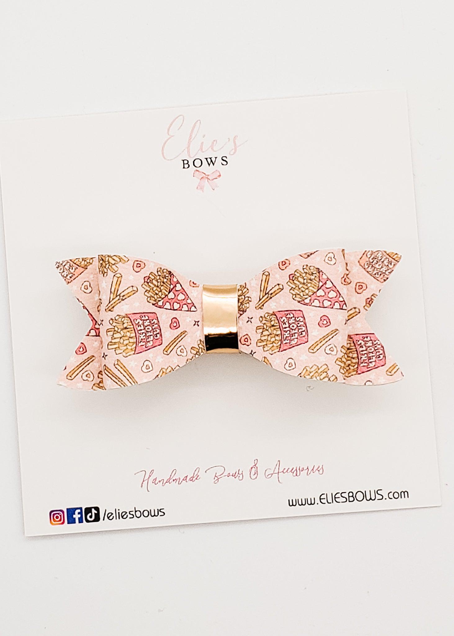 Fries before guys - Dixie Bow - 2.5"-Bows-Elie’s Bows
