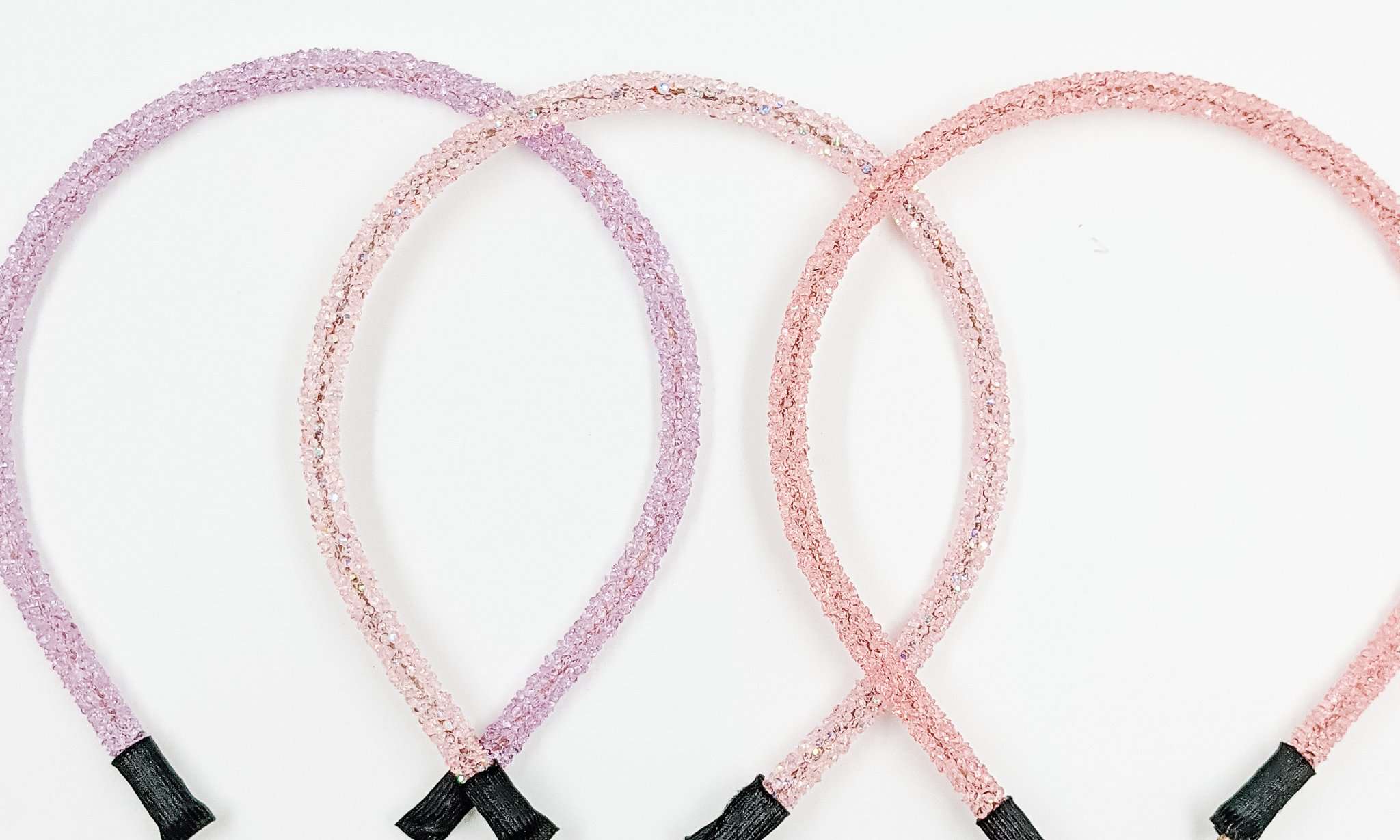 Glitter headbands (Pink Edition)-Hard Headbands-Elie’s Bows