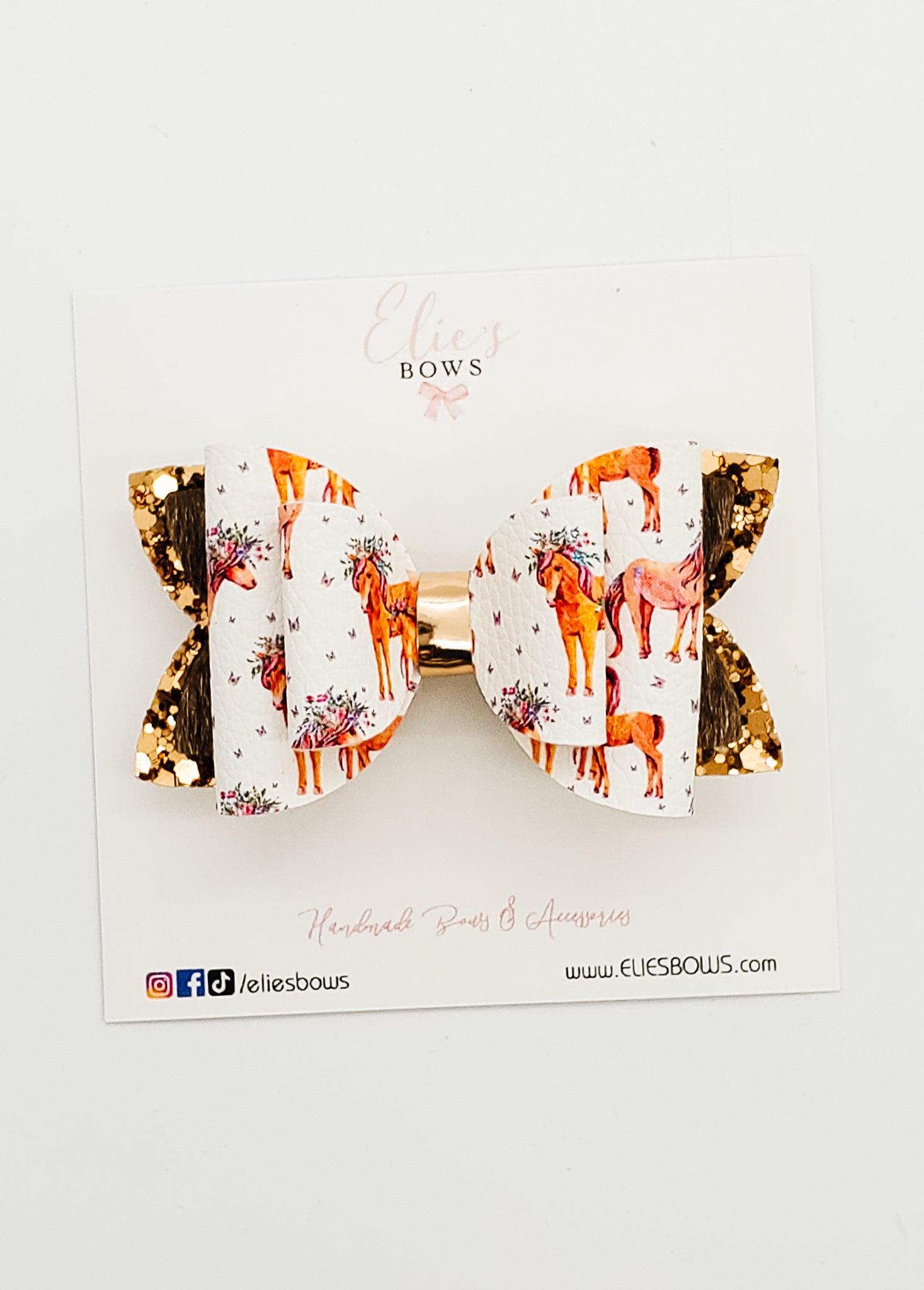 Horses & Family - 3"-Bows-Elie’s Bows