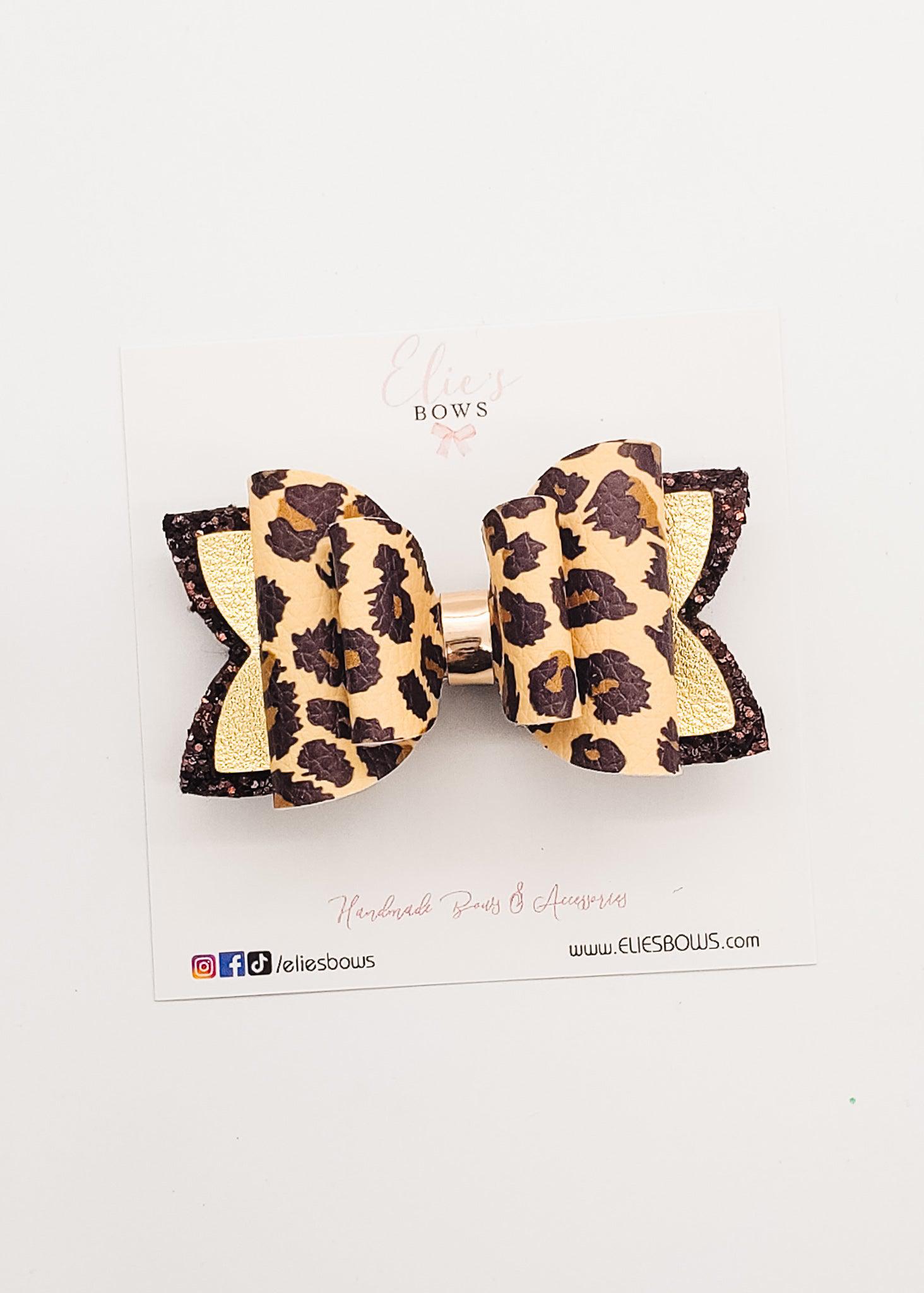 Leopard - 3"-Bows-Elie’s Bows