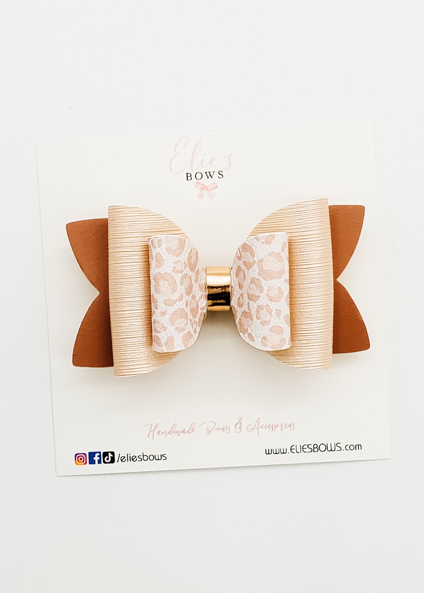 Leopard Chic - 3"-Bows-Elie’s Bows