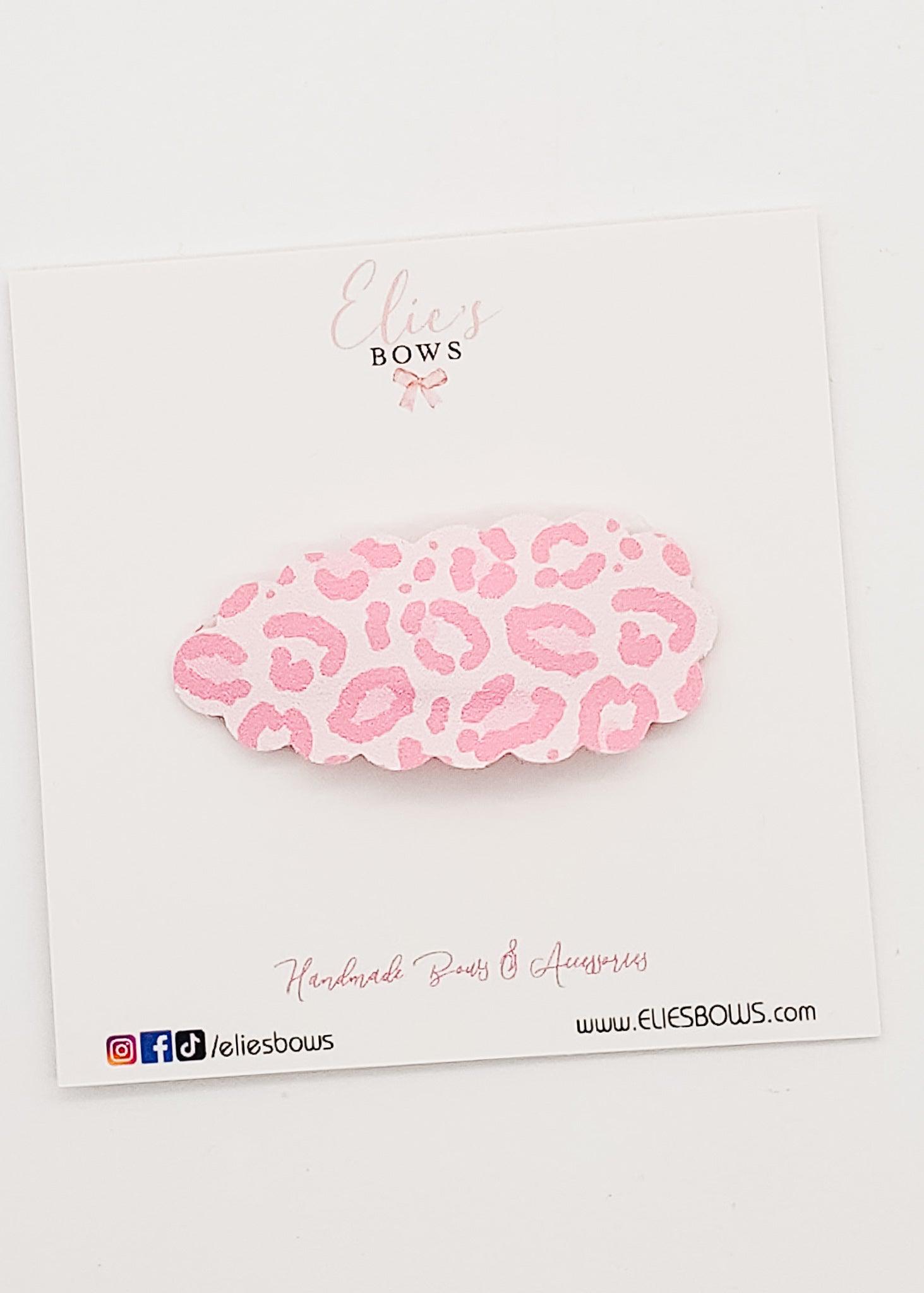 Leopard Chic - Snap Clips - 2"-Snap Clips-Elie’s Bows