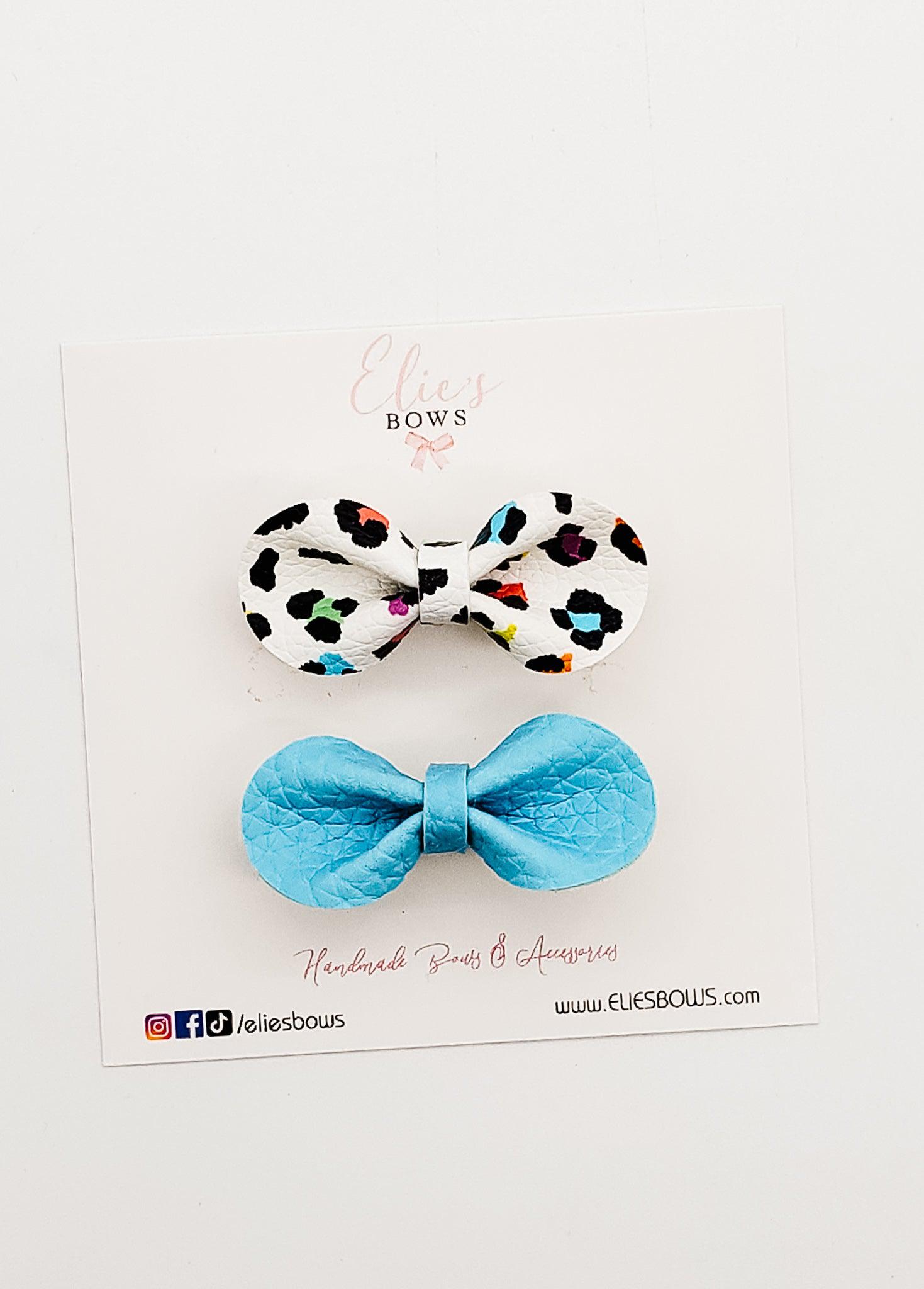 Leopard - Trixie - 1.7"-Snap Clips-Elie’s Bows