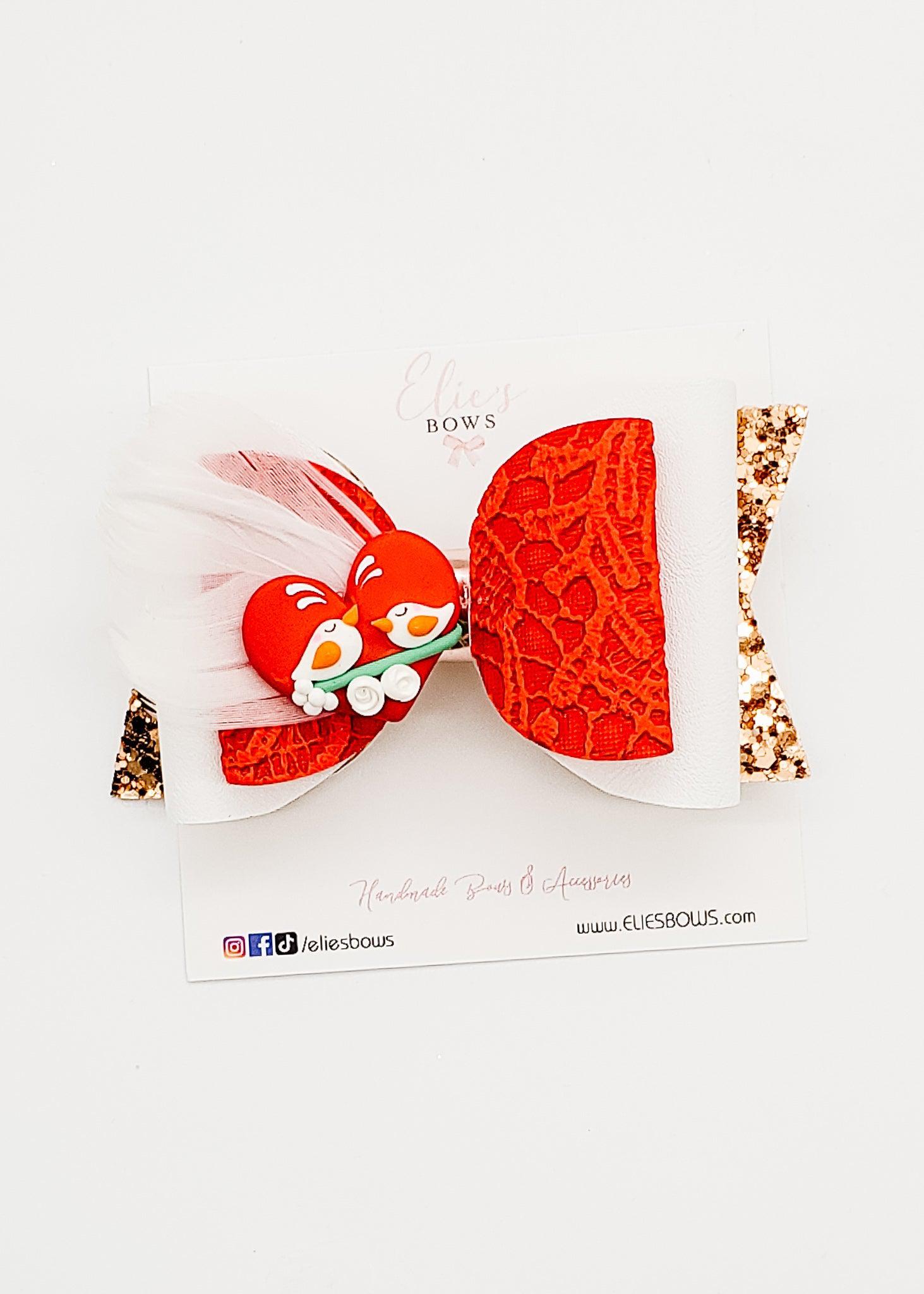 Love Birds - 3.5"-Bows-Elie’s Bows