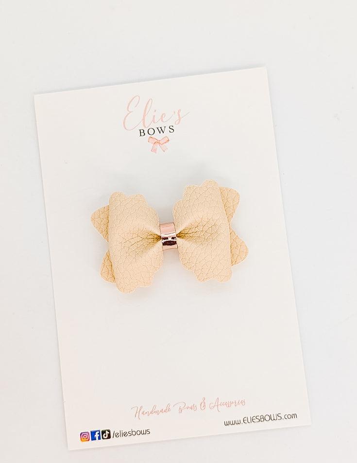 My Beige Bow - 2.5"-Bows-Elie’s Bows