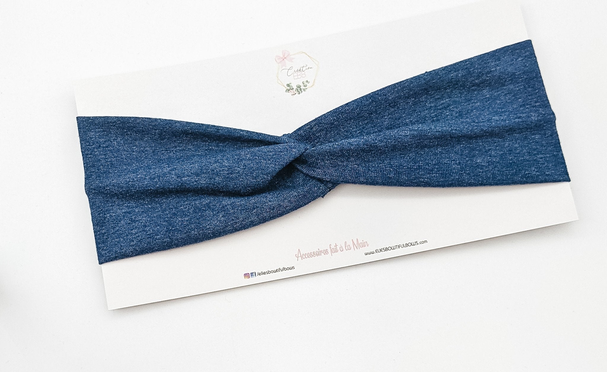 Navy Zoe - Kid Size-Bows-Elie’s Bows