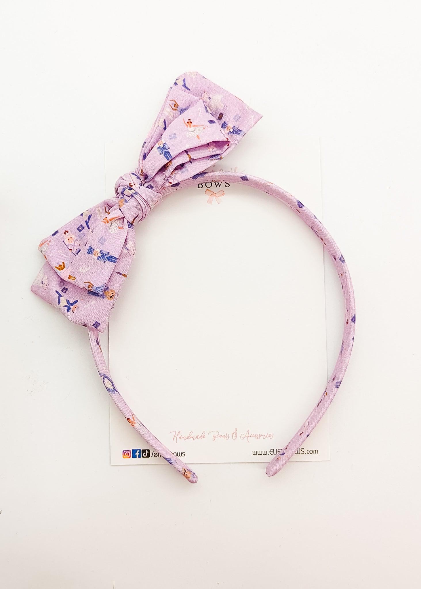 Nutcracker - Layla Headband-Hard Headbands-Elie’s Bows