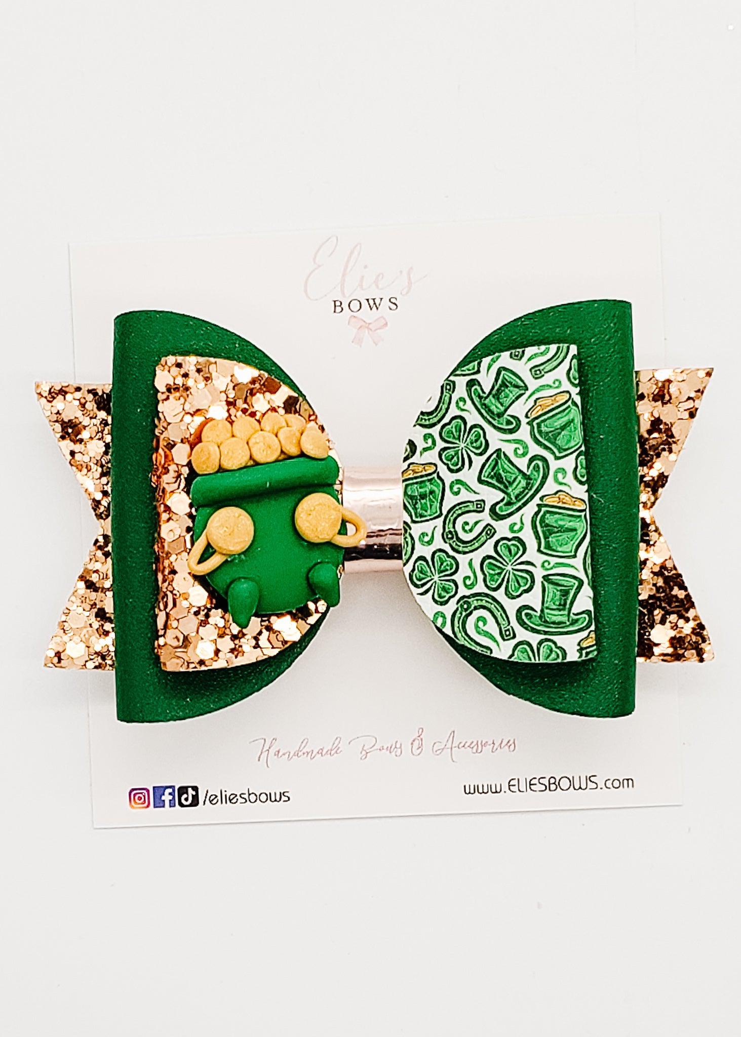 Pot of Gold - 4"-Bows-Elie’s Bows