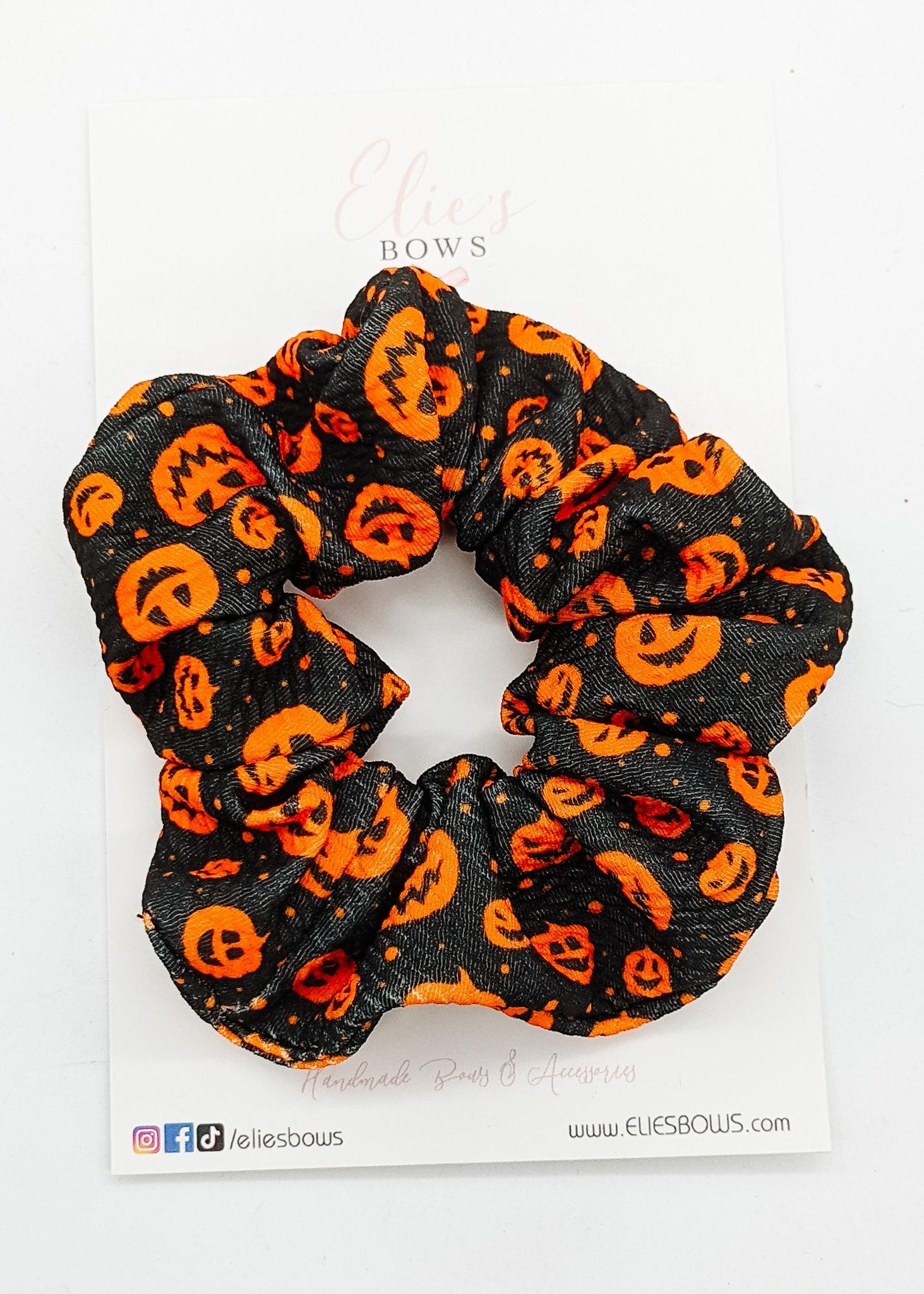 Pumpkin Party - Scrunchie-Scrunchie-Elie’s Bows