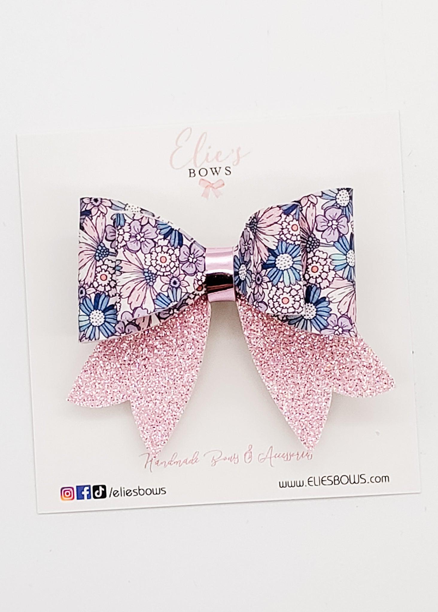 Purple Bloom - 3"-Bows-Elie’s Bows