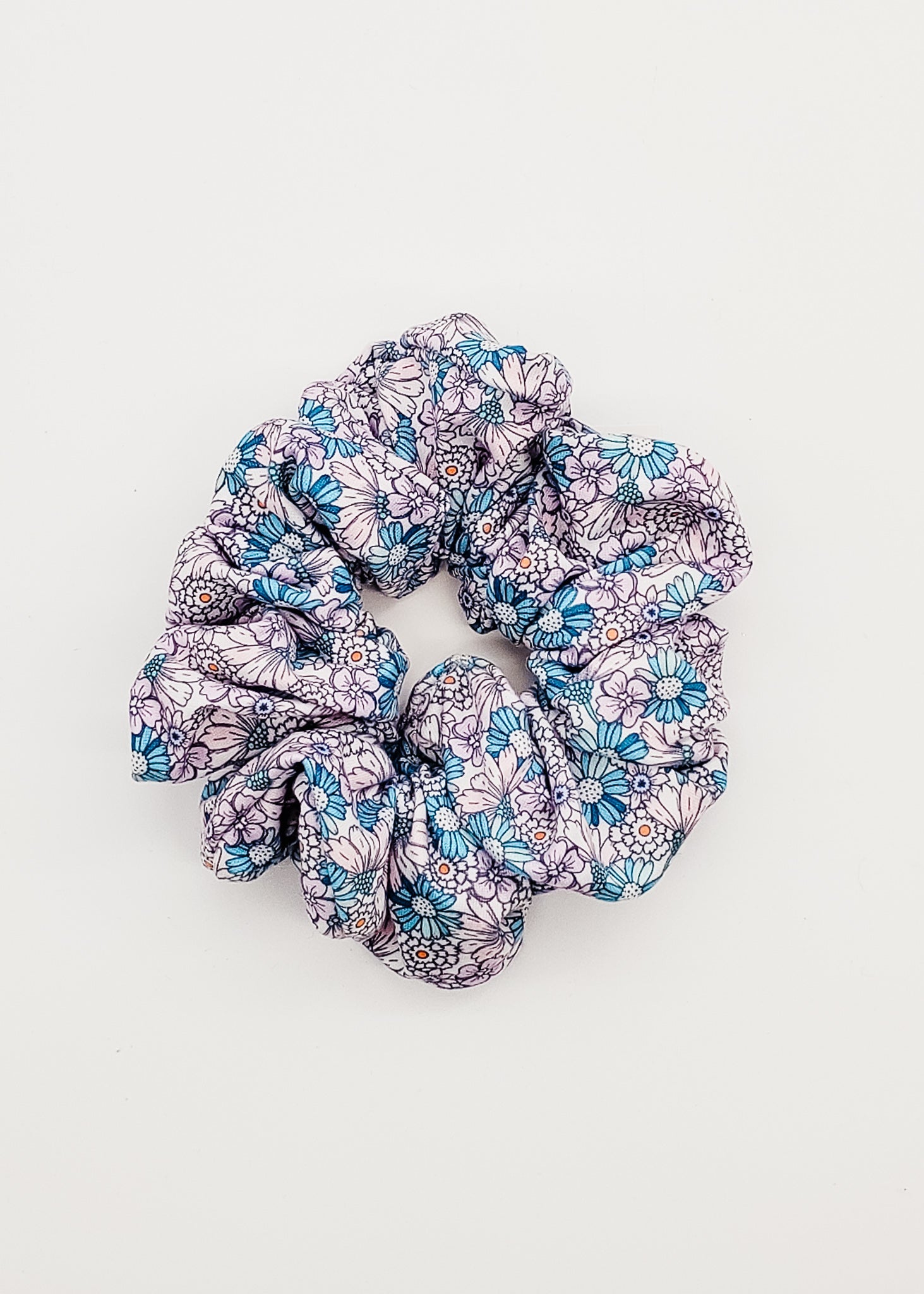 Purple Bloom - XL Scrunchie-Scrunchie-Elie’s Bows