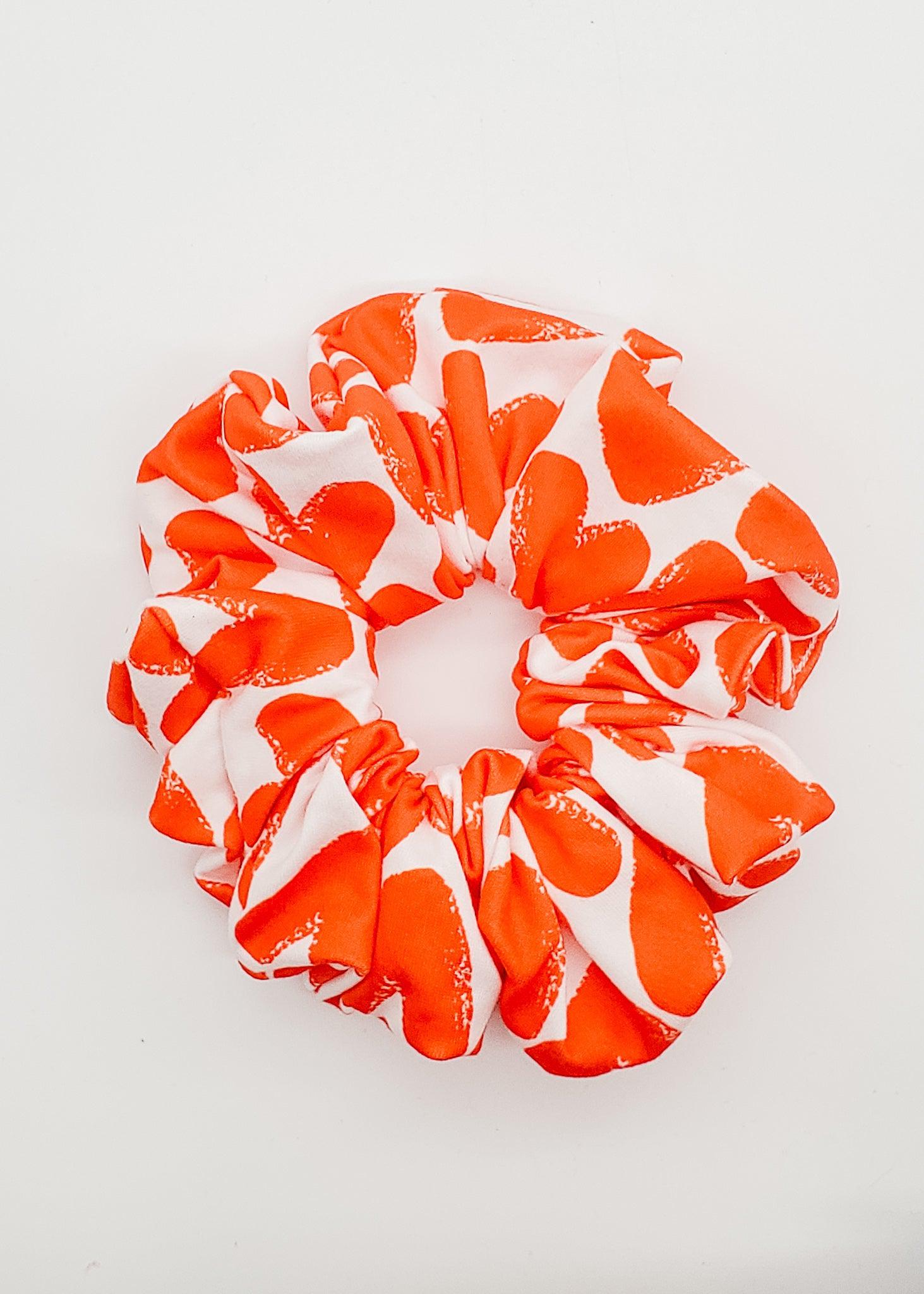 Red Hearts XL - Scrunchie-Scrunchie-Elie’s Bows