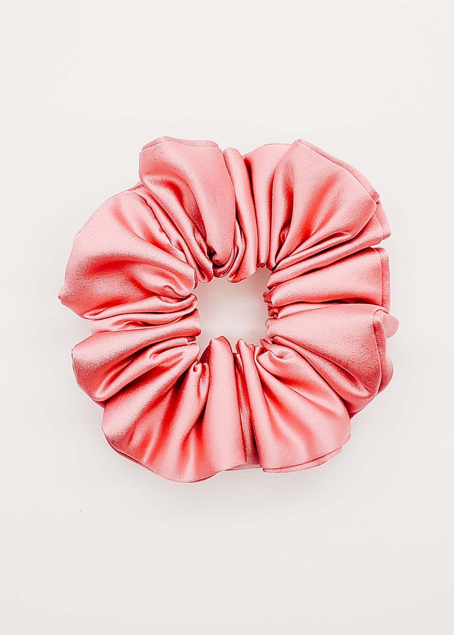 Rose Luxuriant Satin - XL Scrunchie-Scrunchie-Elie’s Bows