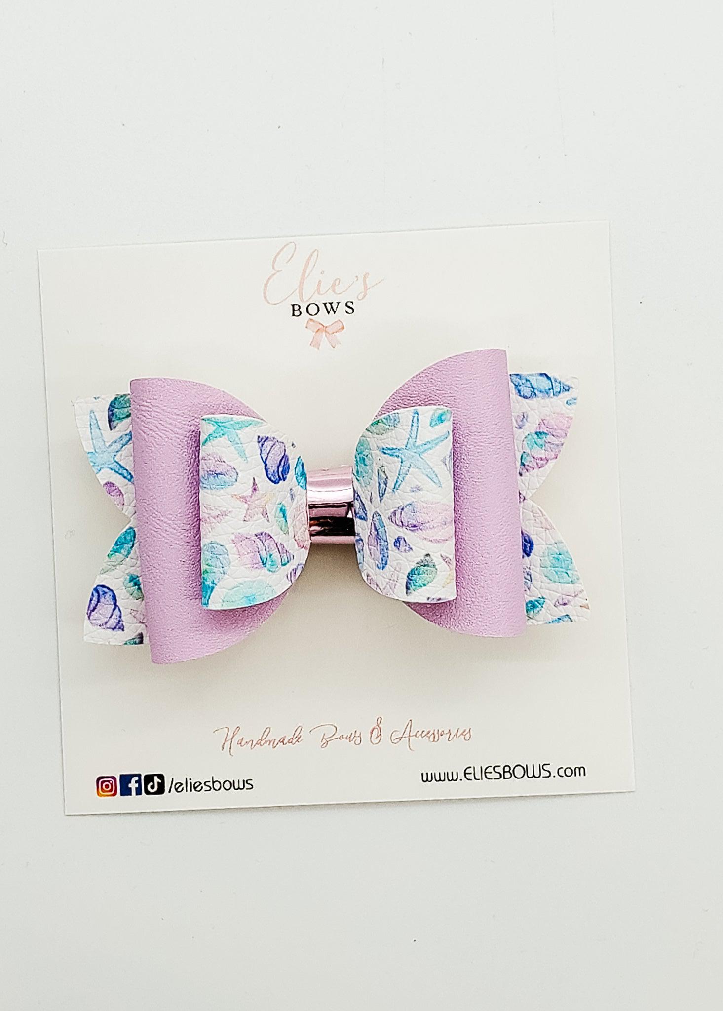 Seashells by the seashore - 3.5"-Bows-Elie’s Bows