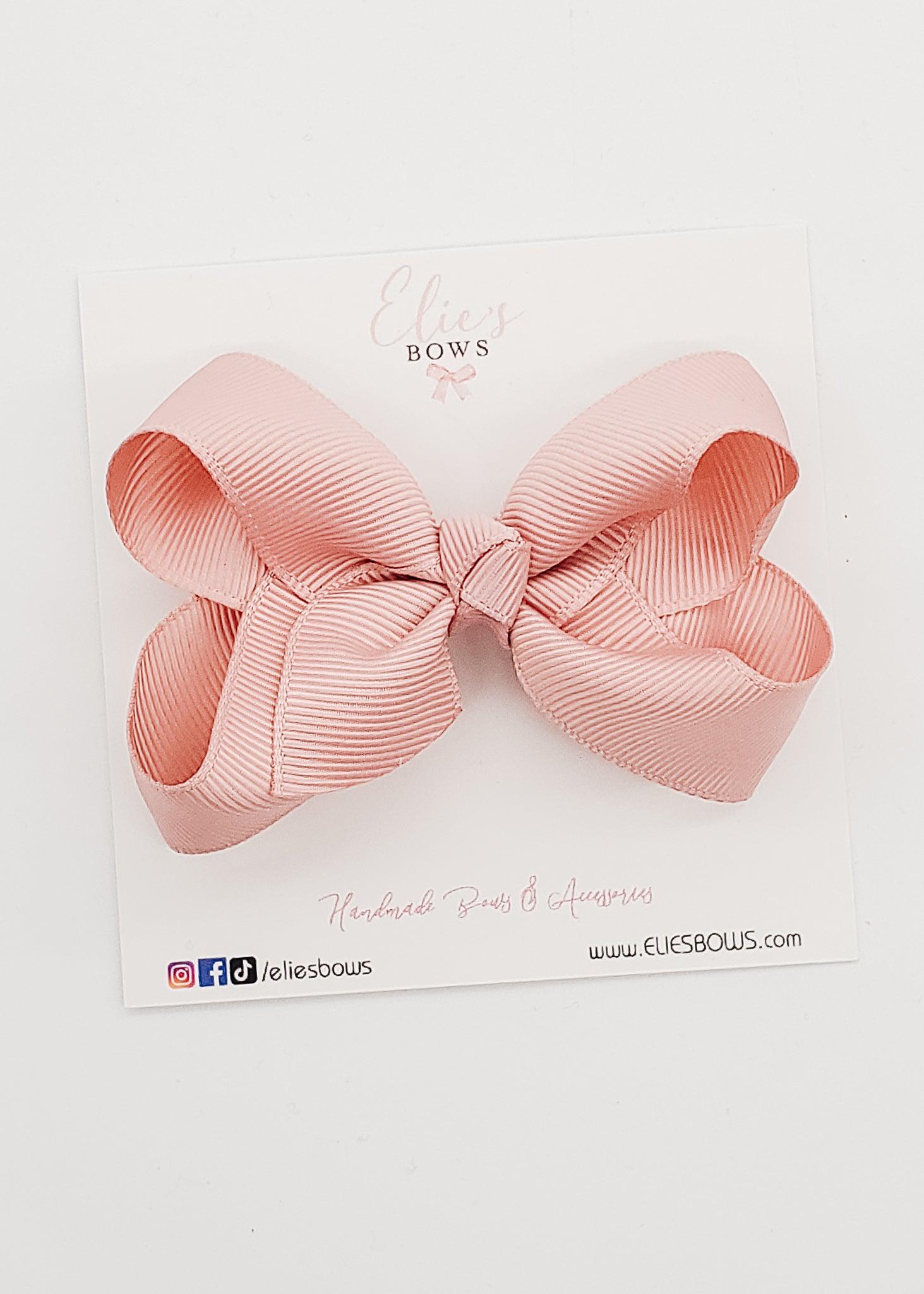 Vieux Rose - Ribbon Clip - 3.2-Ribbon Bow-Elie’s Bows
