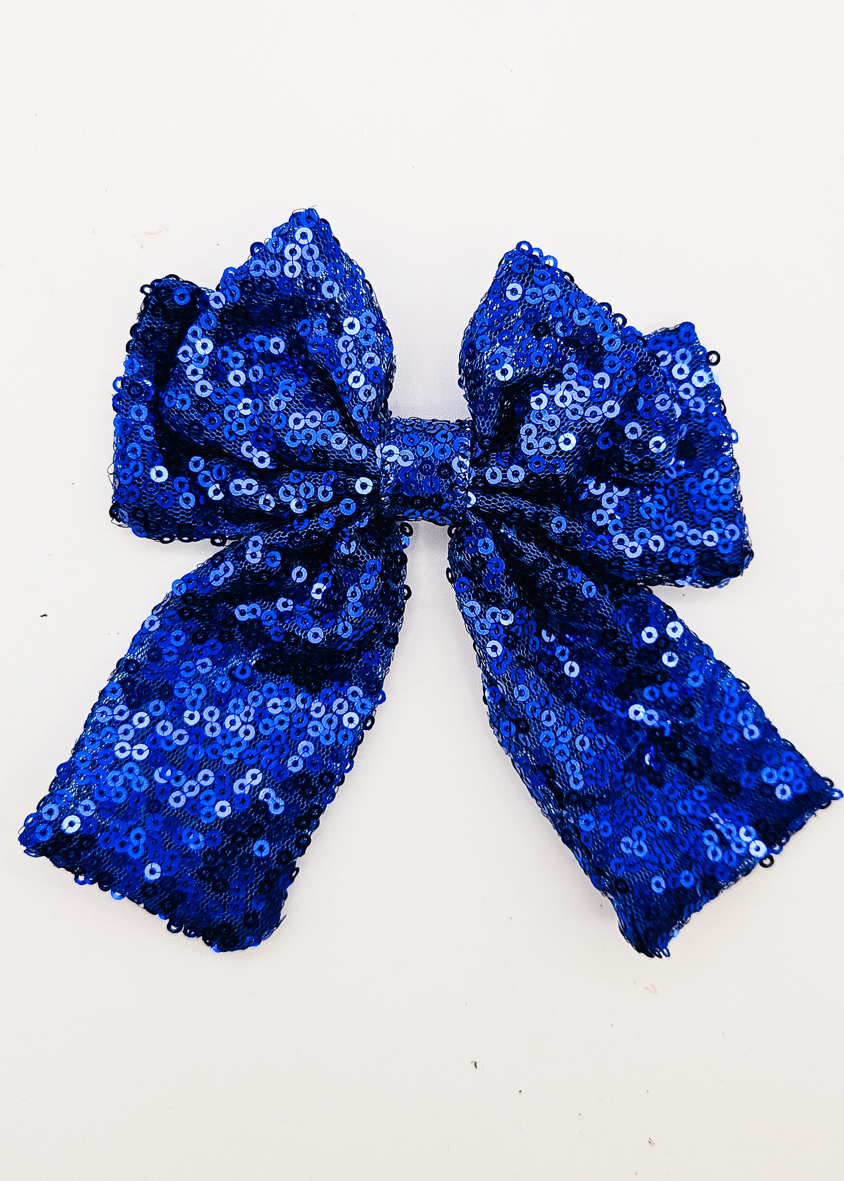 Blue Sequence - Bow - 4"