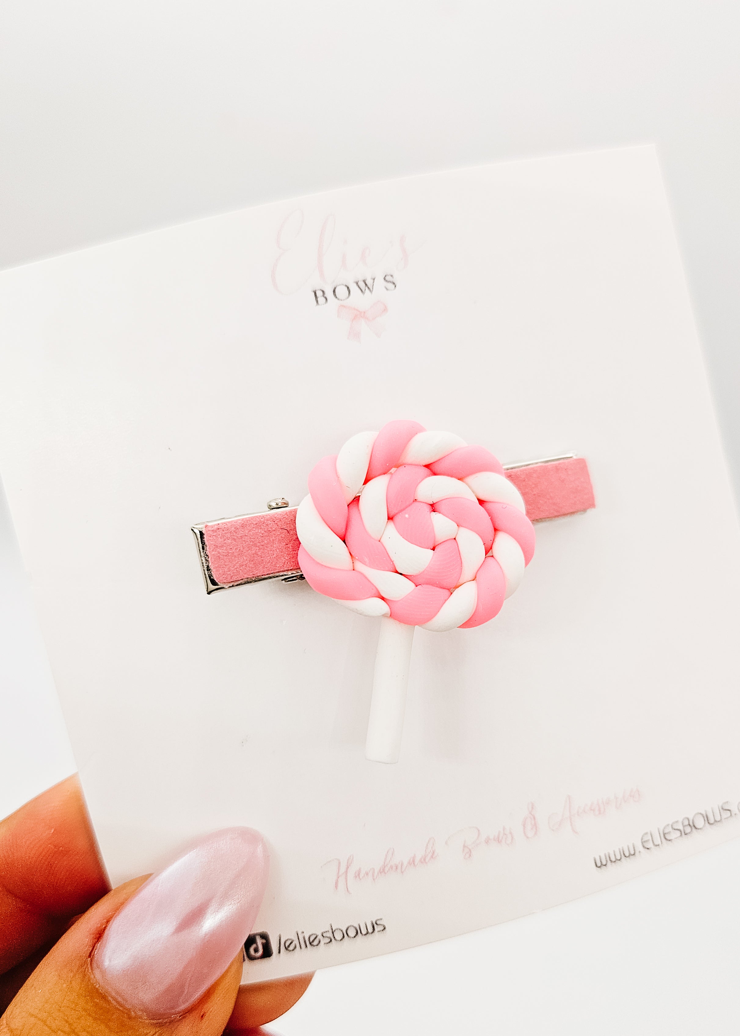 Cotton Candy - Bar Clip - 2"