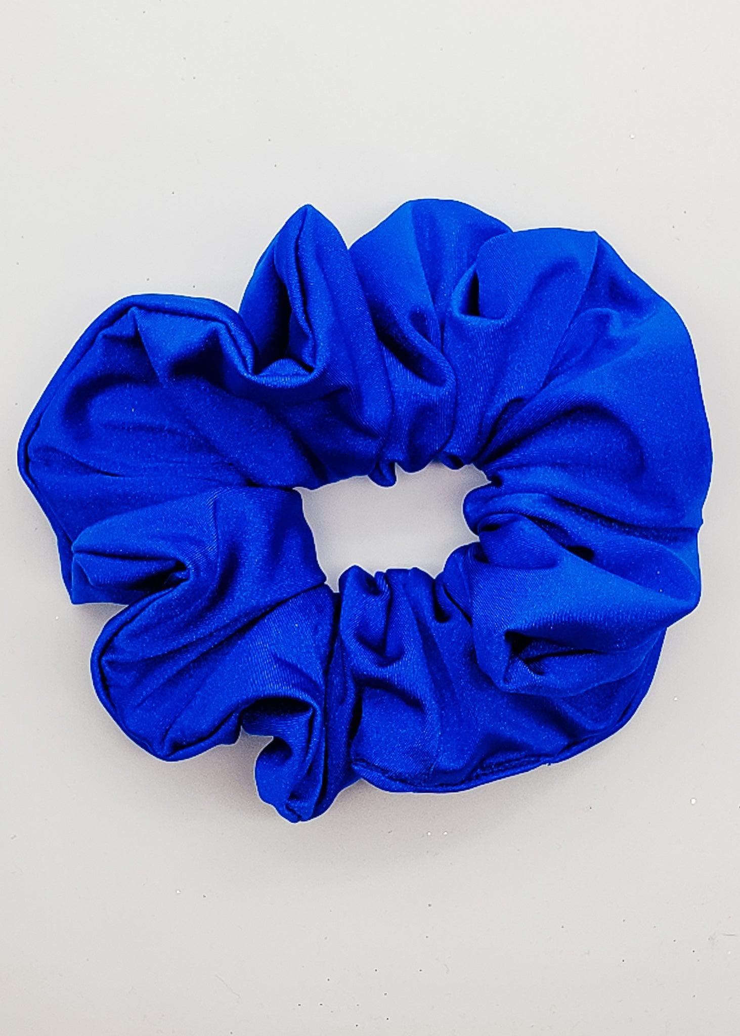 Blue Shimmer - XL Scrunchie-Scrunchie-Elie’s Bows