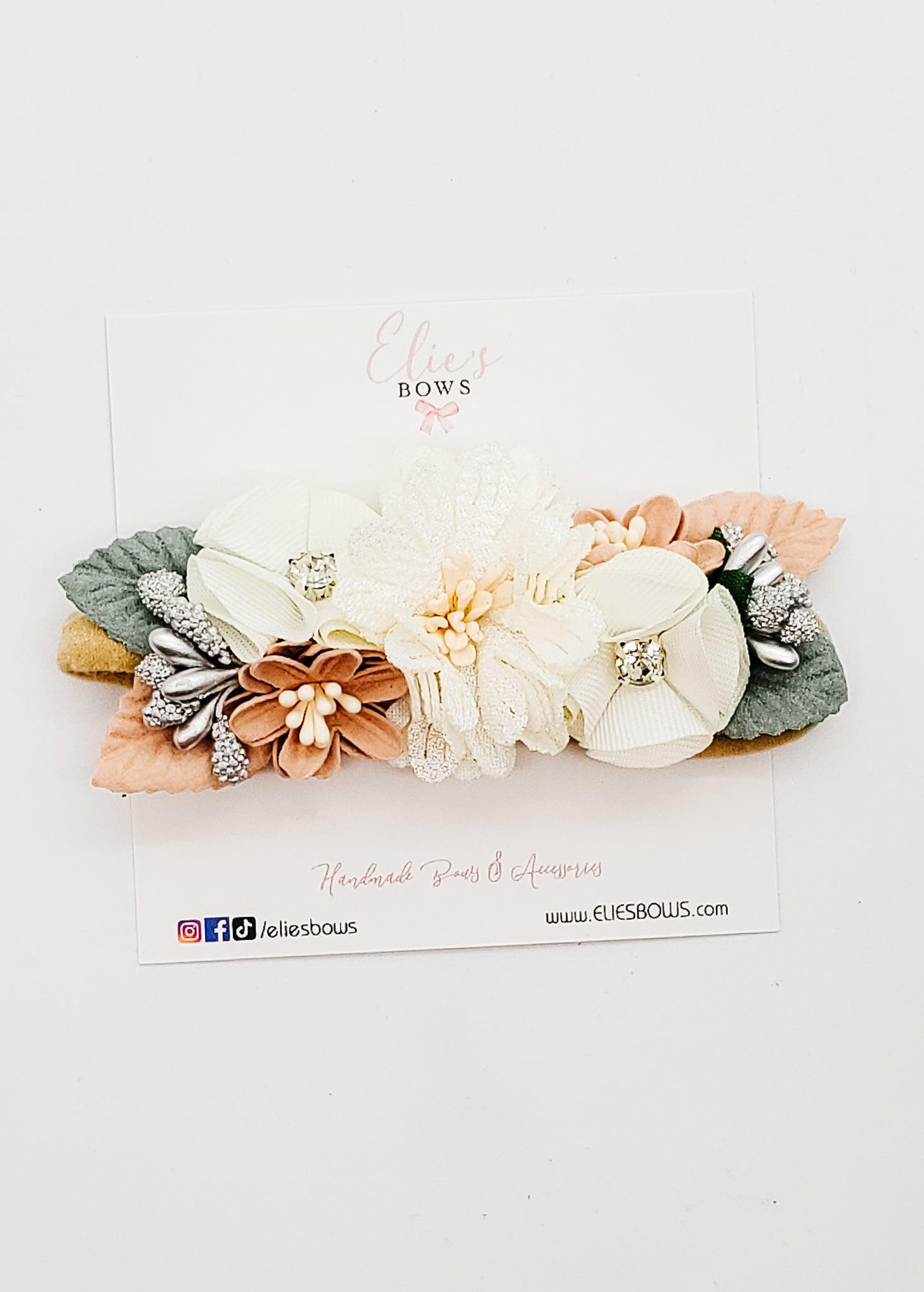 Bouquet of Flowers - Floral Headband-Headband-Elie’s Bows