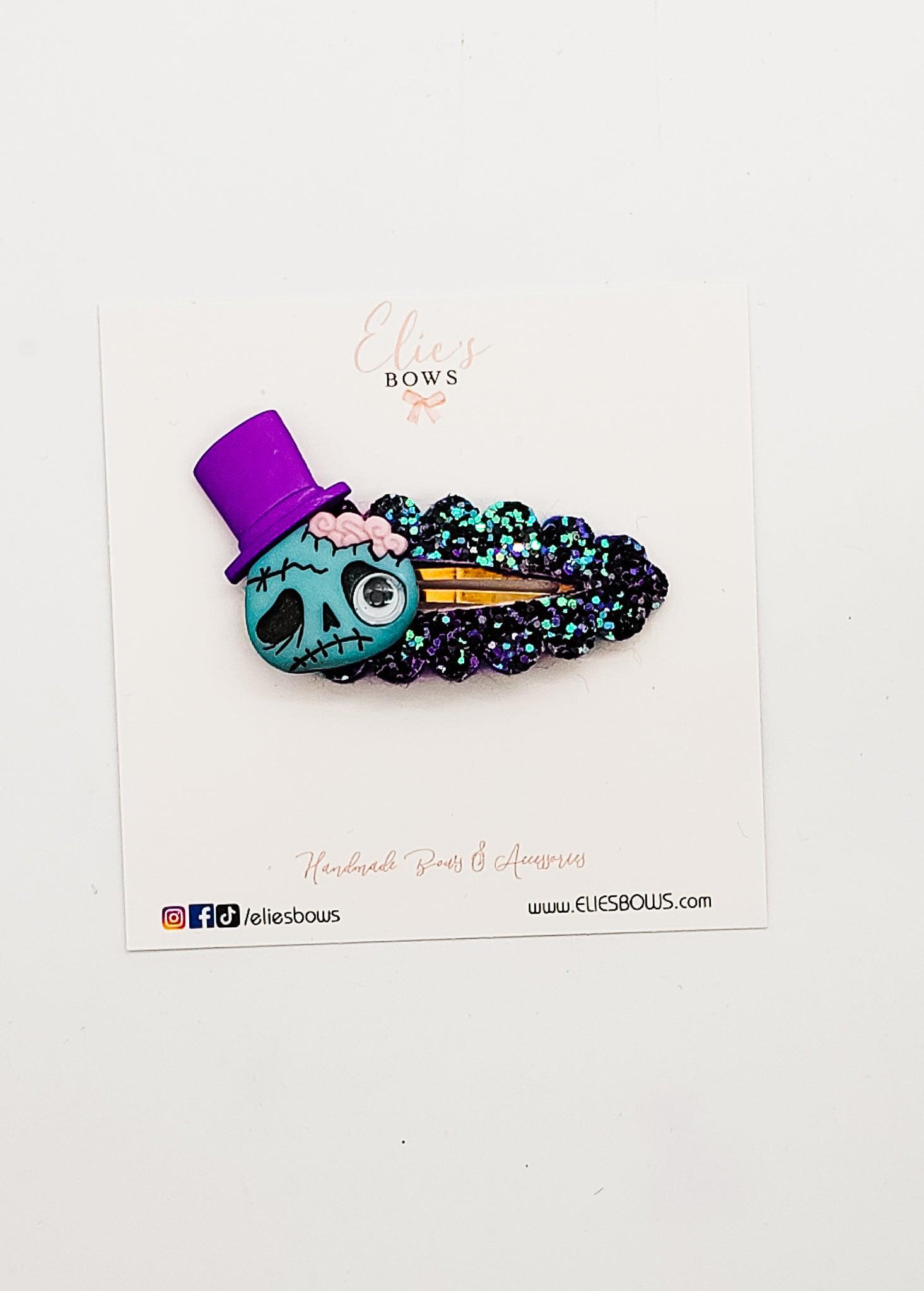 Brains - Snap Clips - 2.5"-Snap Clips-Elie’s Bows