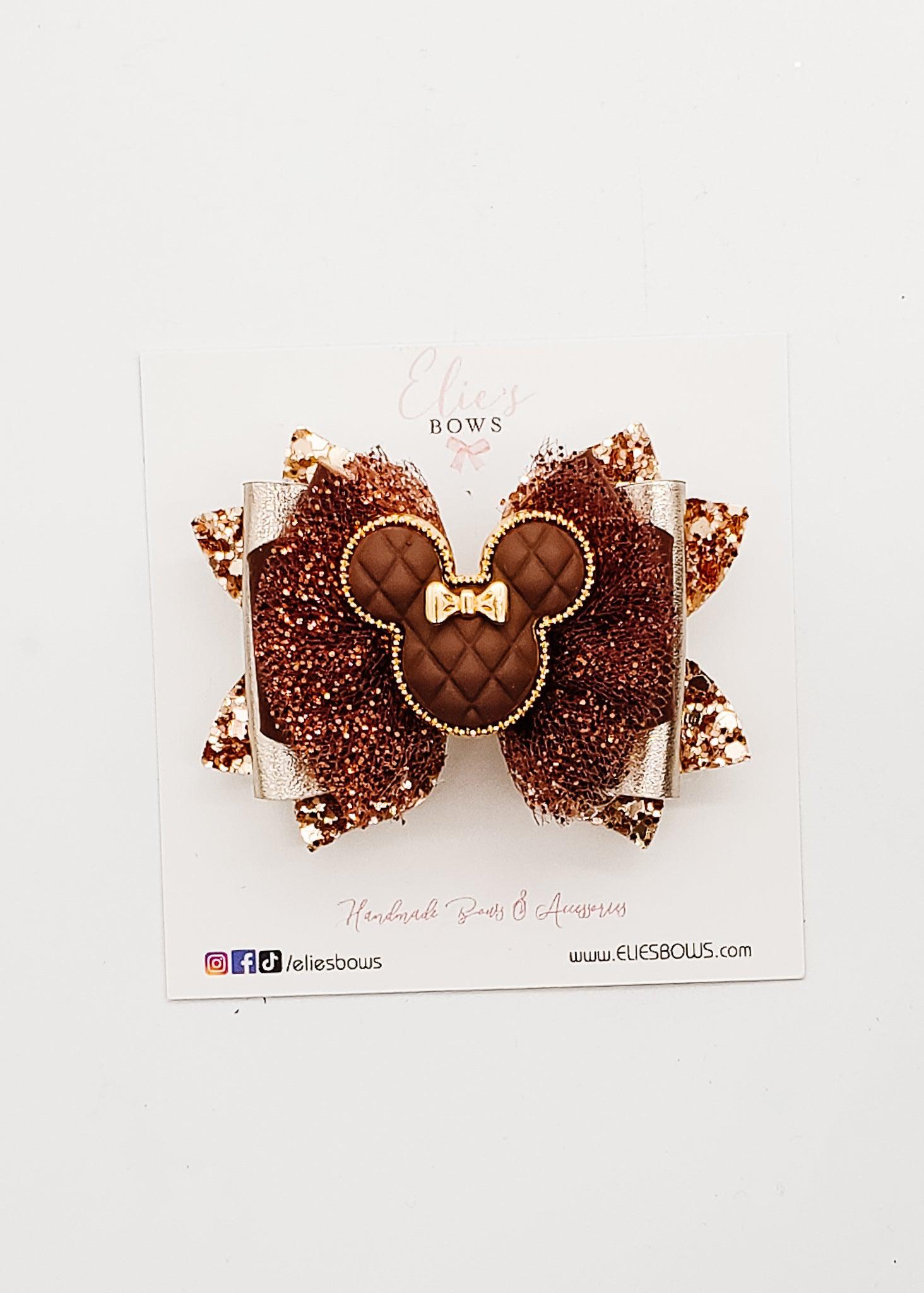 Brown Chic M - 3"-Bows-Elie’s Bows