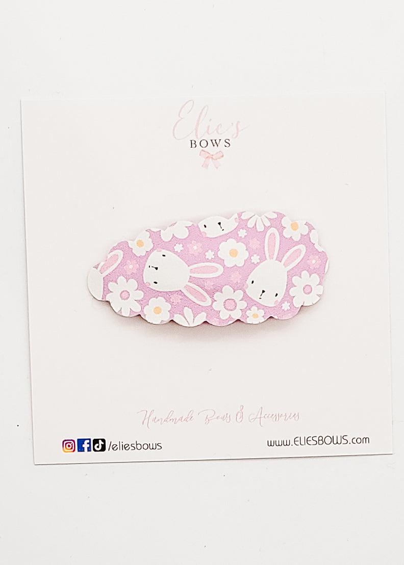 Bunny Vibes - Snap Clip - 2.5"-Snap Clips-Elie’s Bows