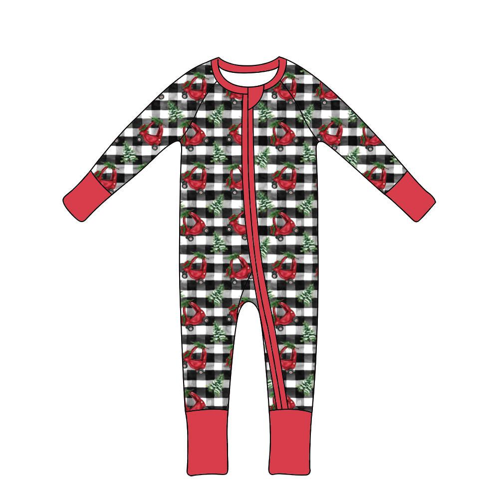 Cars & Trees - Onesie PJs-pyjamas-Elie’s Bows