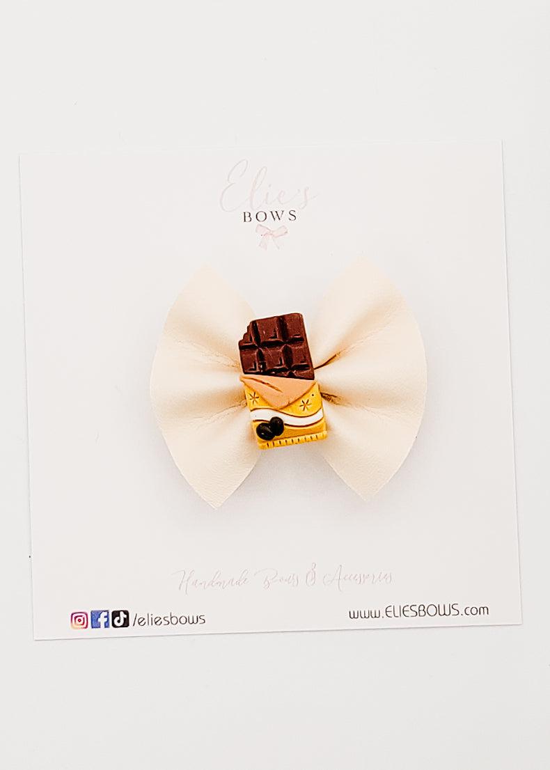 Chocolate Bars - Pixie Bow - 2"-Bows-Elie’s Bows