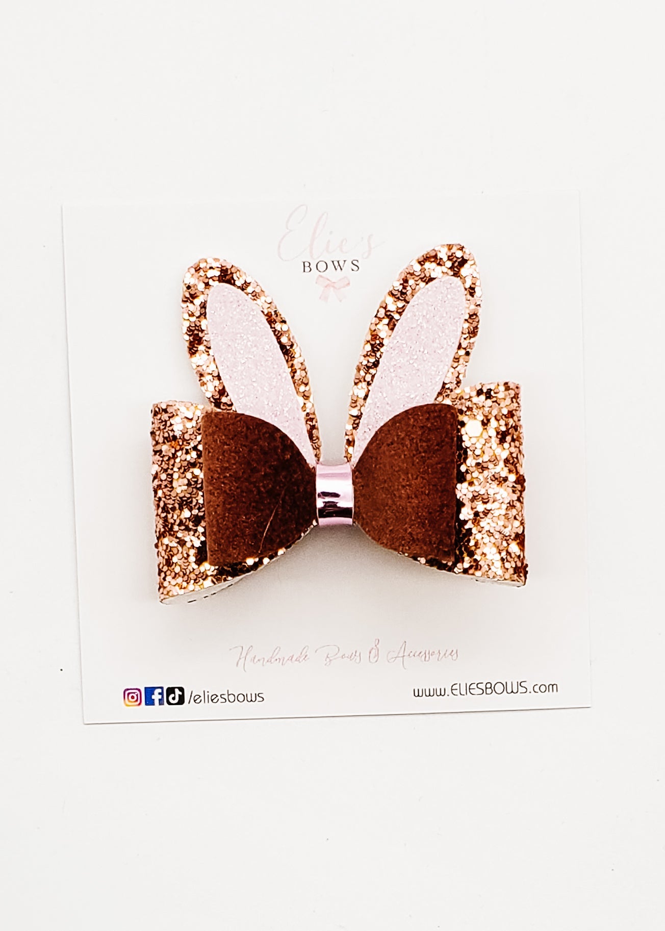 Chocolate Bunny - 2.5"-Bows-Elie’s Bows