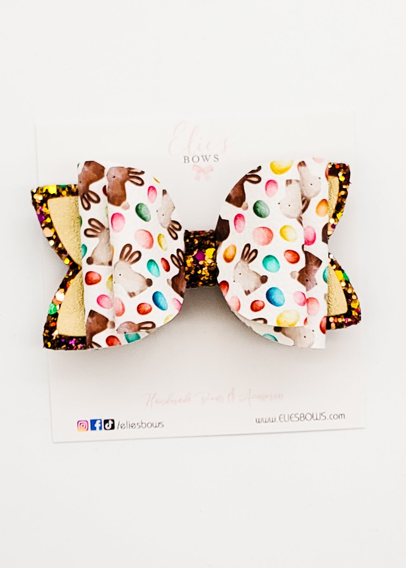 Chocolate Bunny - 3.5"-Bows-Elie’s Bows