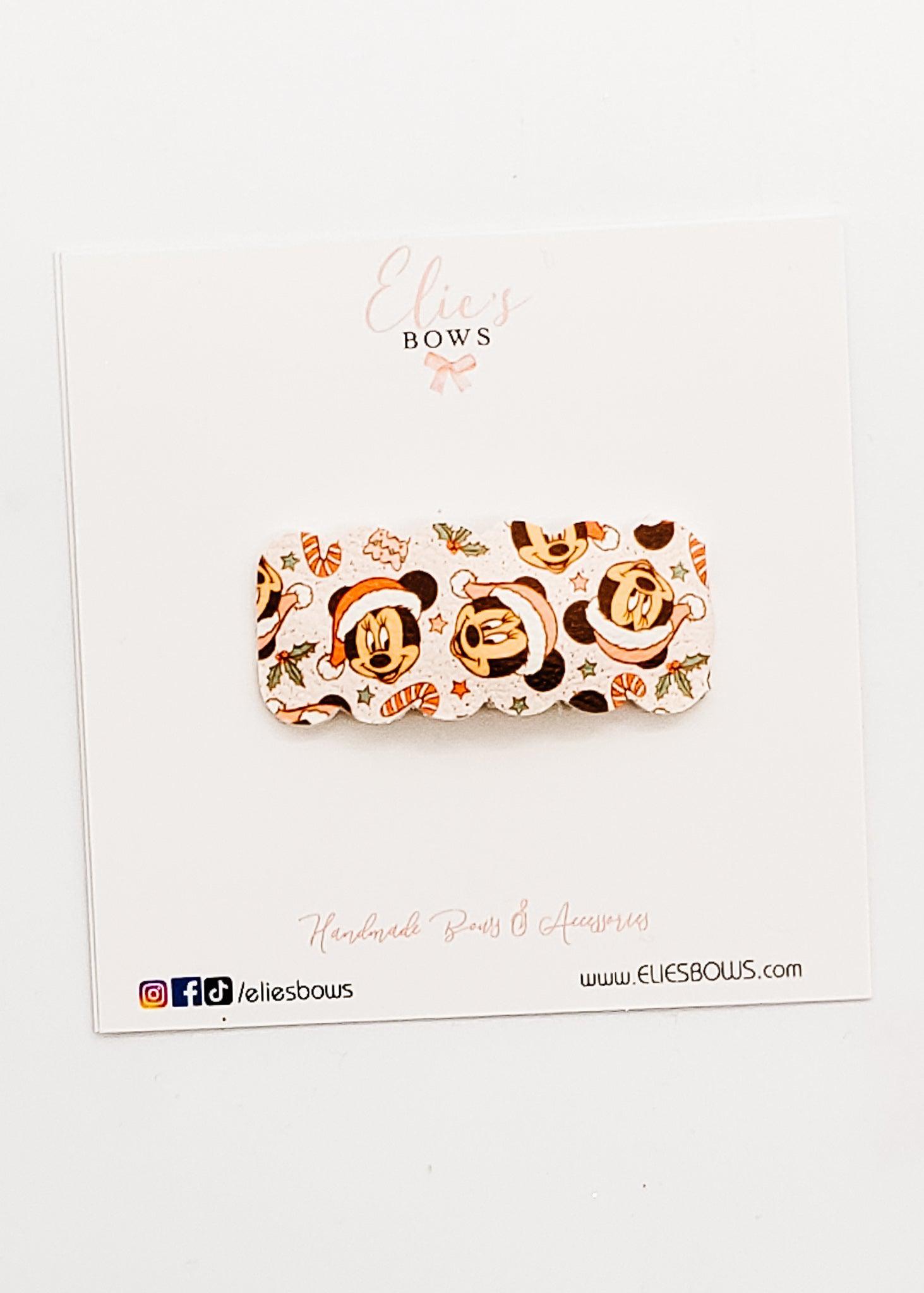 Christmas Celebration - Snap Clip - 2.5"-Snap Clips-Elie’s Bows