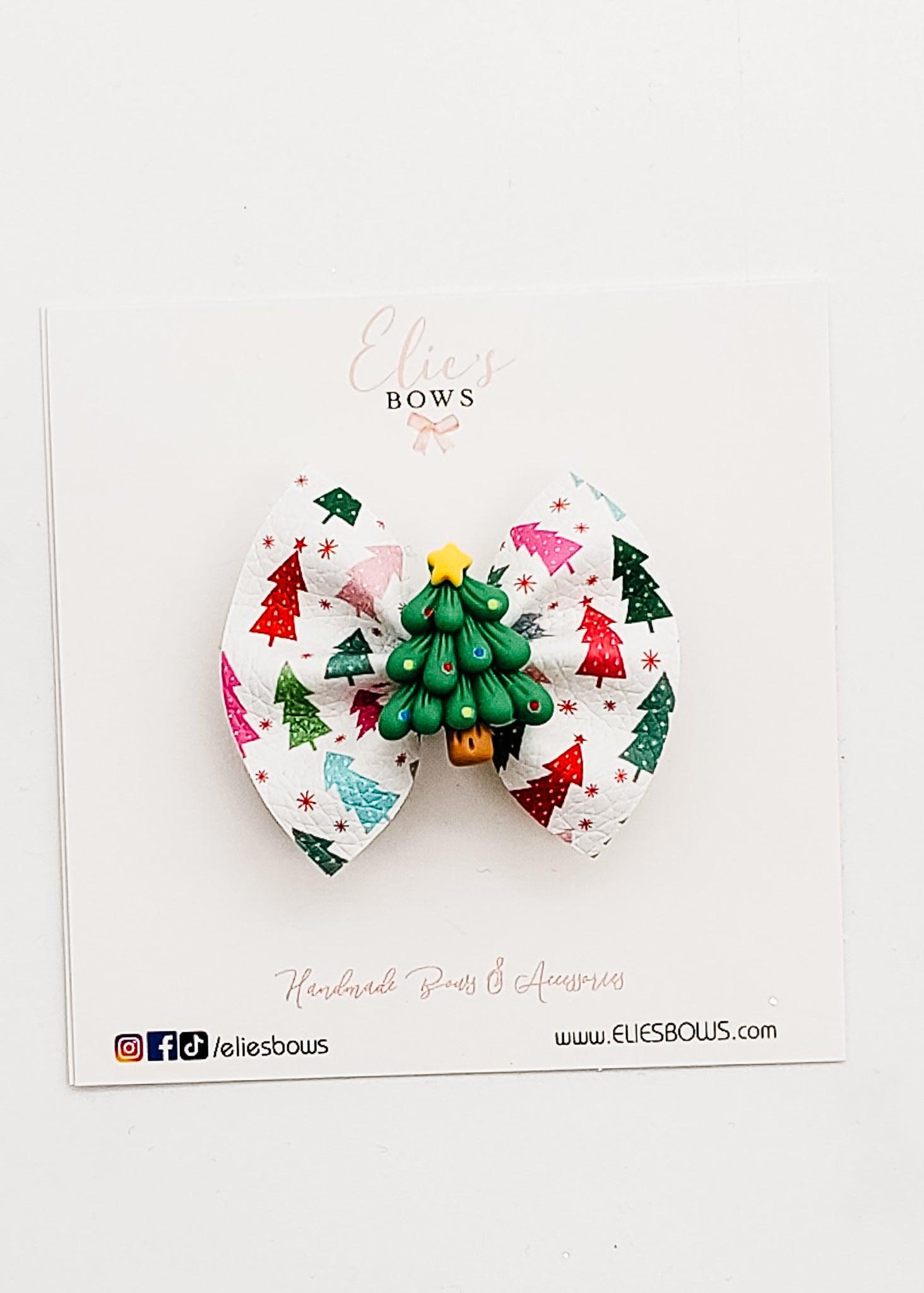 Christmas Tree - Pixie Bow - 2"-Bows-Elie’s Bows