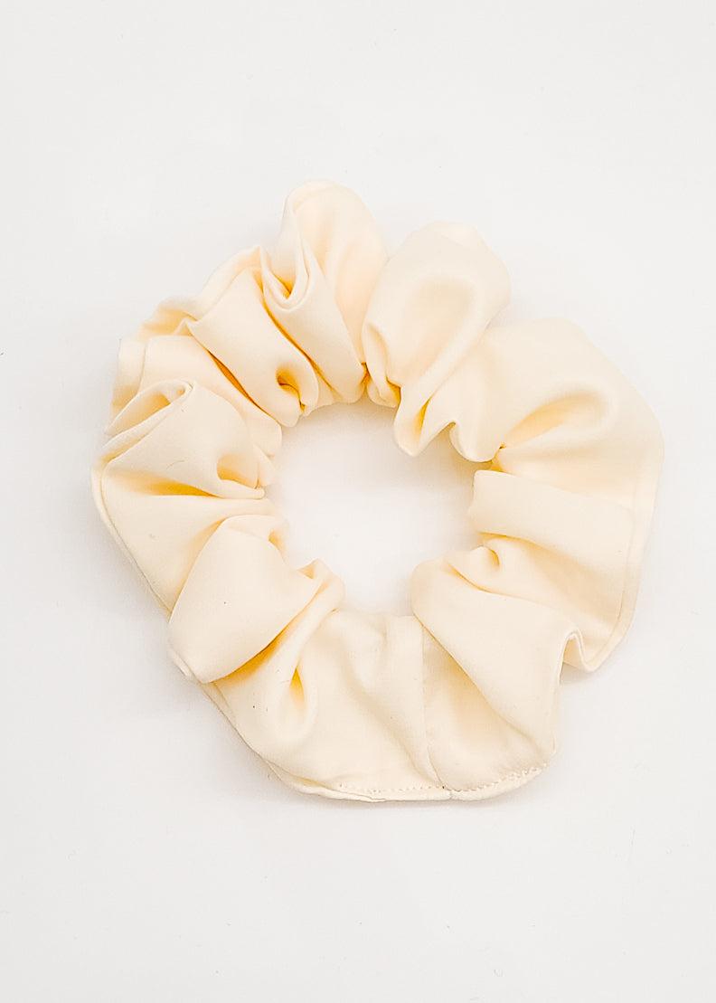 Cream - Medium Scrunchie-Scrunchie-Elie’s Bows