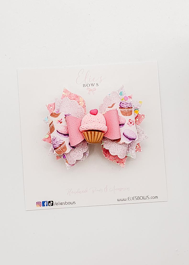 Delicious Cupcake - 3"-Bows-Elie’s Bows