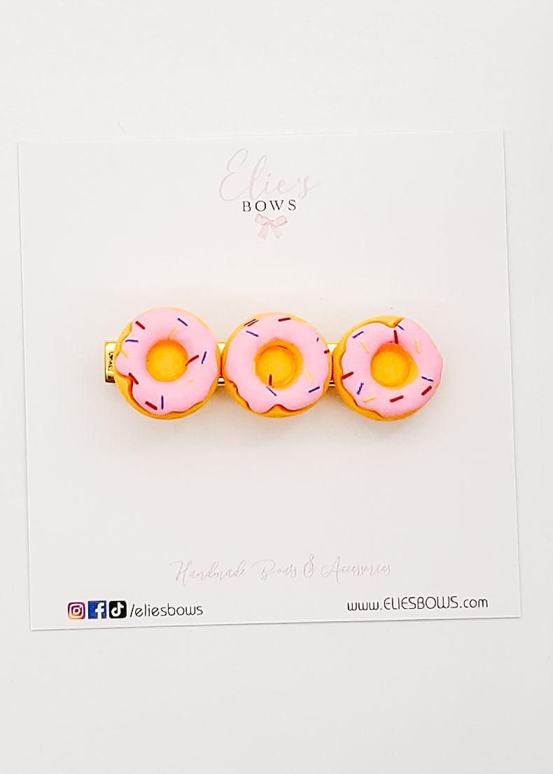 Donuts - Bar Clip - 6cm-Snap Clips-Elie’s Bows