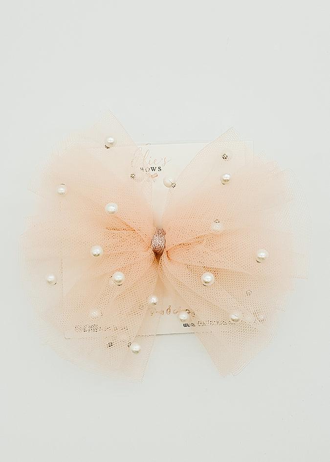 Dusty Pink Pearl Tulle - 5"-Bows-Elie’s Bows