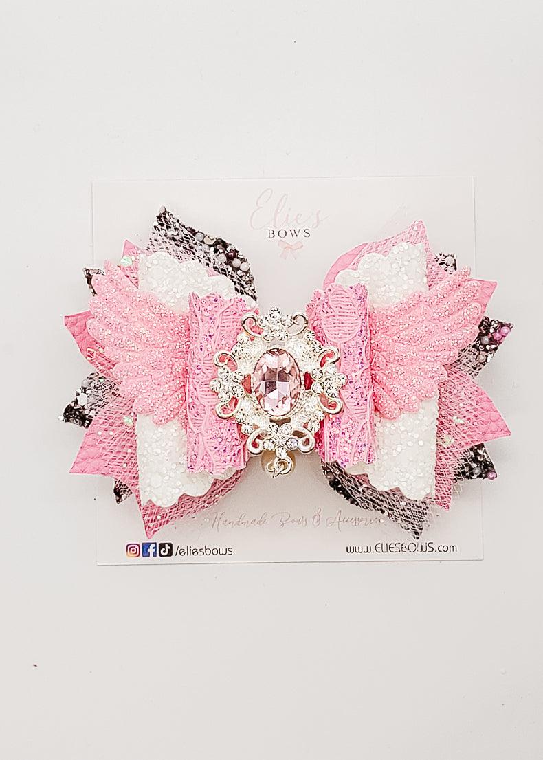 Fairy Wings of Pearls- 4"-Bows-Elie’s Bows