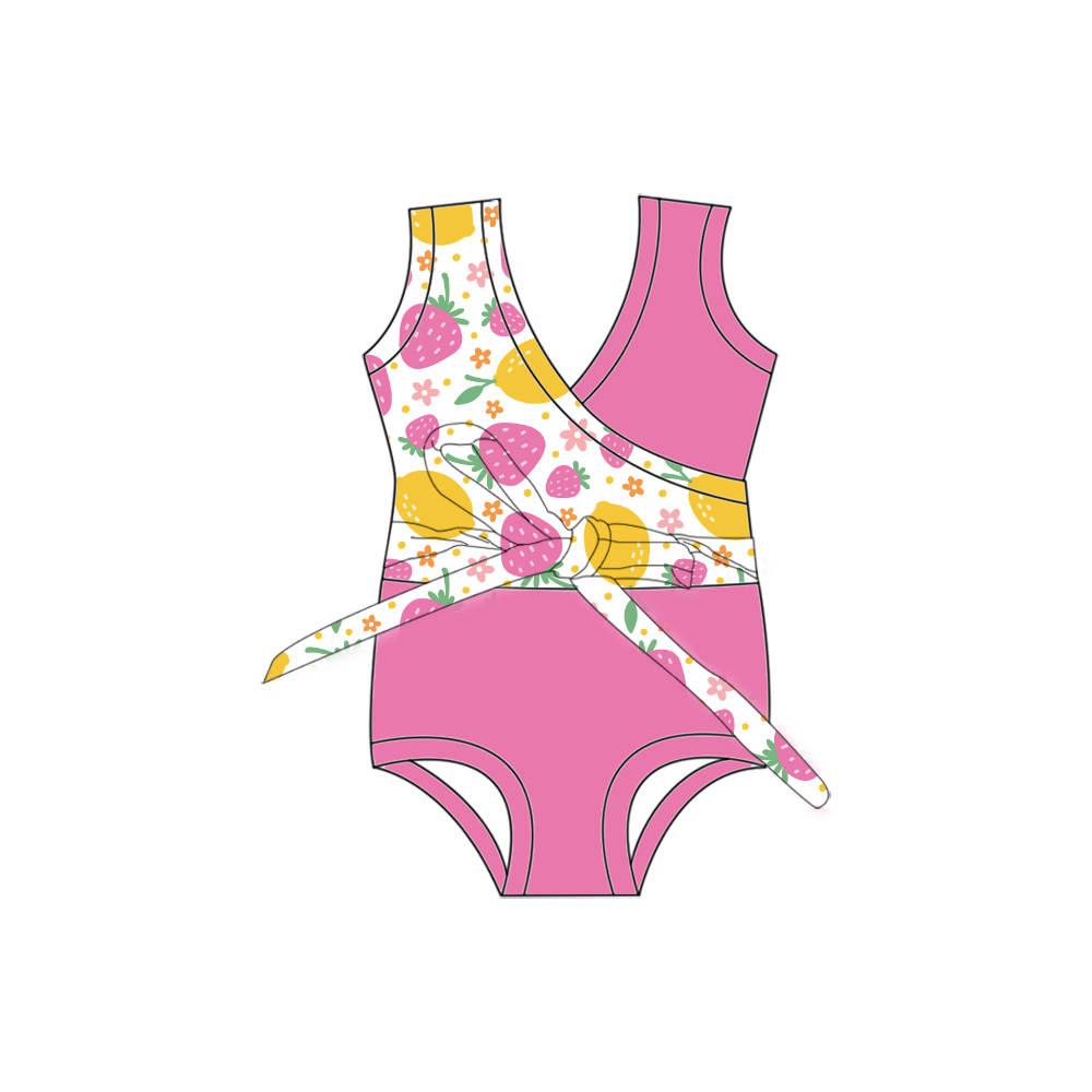 Fruitty - One Piece Twist Bathing Suit PRE-ORDER-Bathing suits-Elie’s Bows