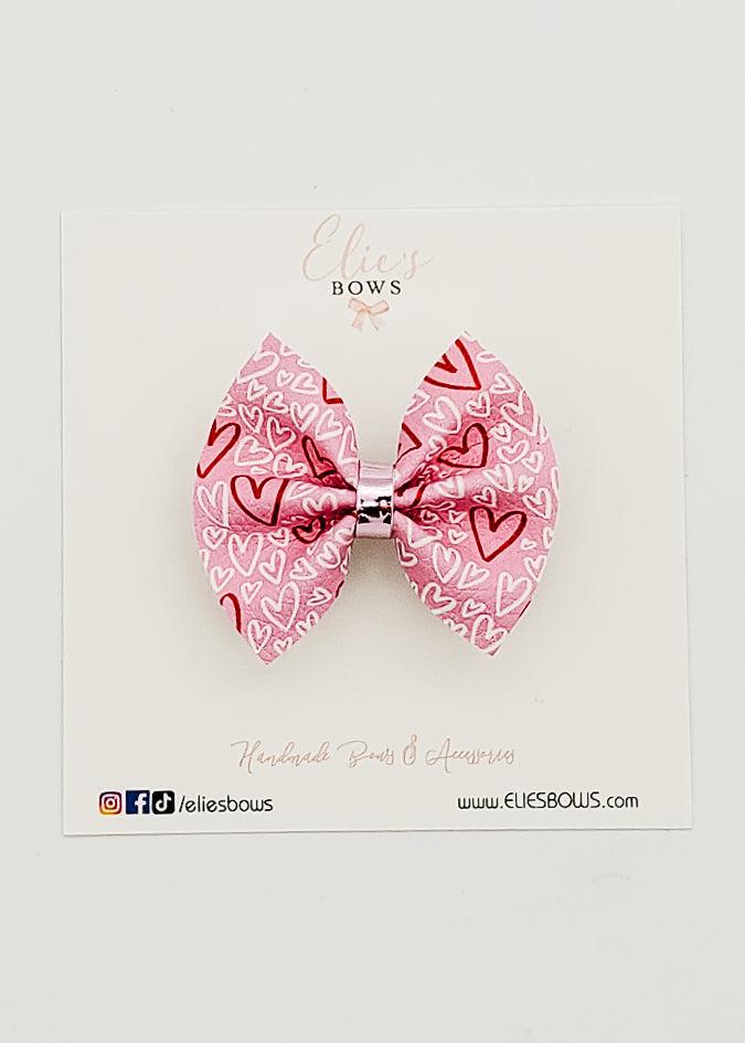 Full of Hearts - Pixie Bow - 2"-Bows-Elie’s Bows
