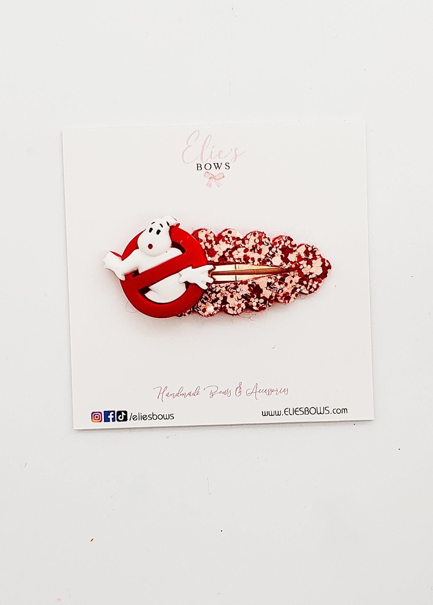 Ghost Busters - Snap Clips - 2.5"-Snap Clips-Elie’s Bows