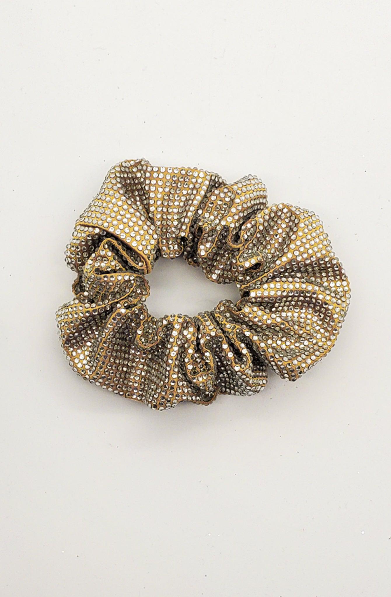 Gold Diamonds - Scrunchie-Scrunchie-Elie’s Bows